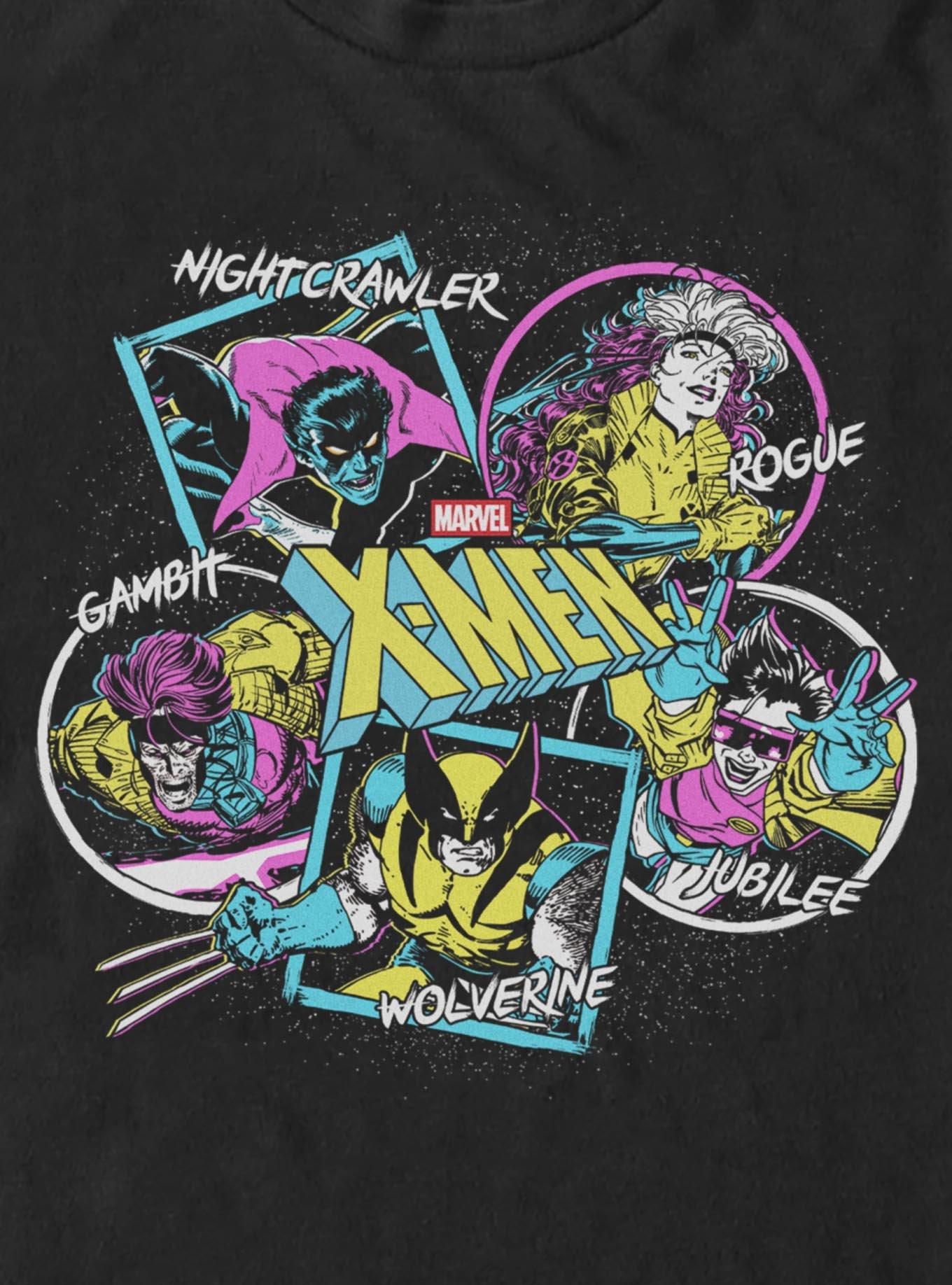 Marvel X-Men Group Pose T-Shirt Hot Topic Exclusive, , hi-res