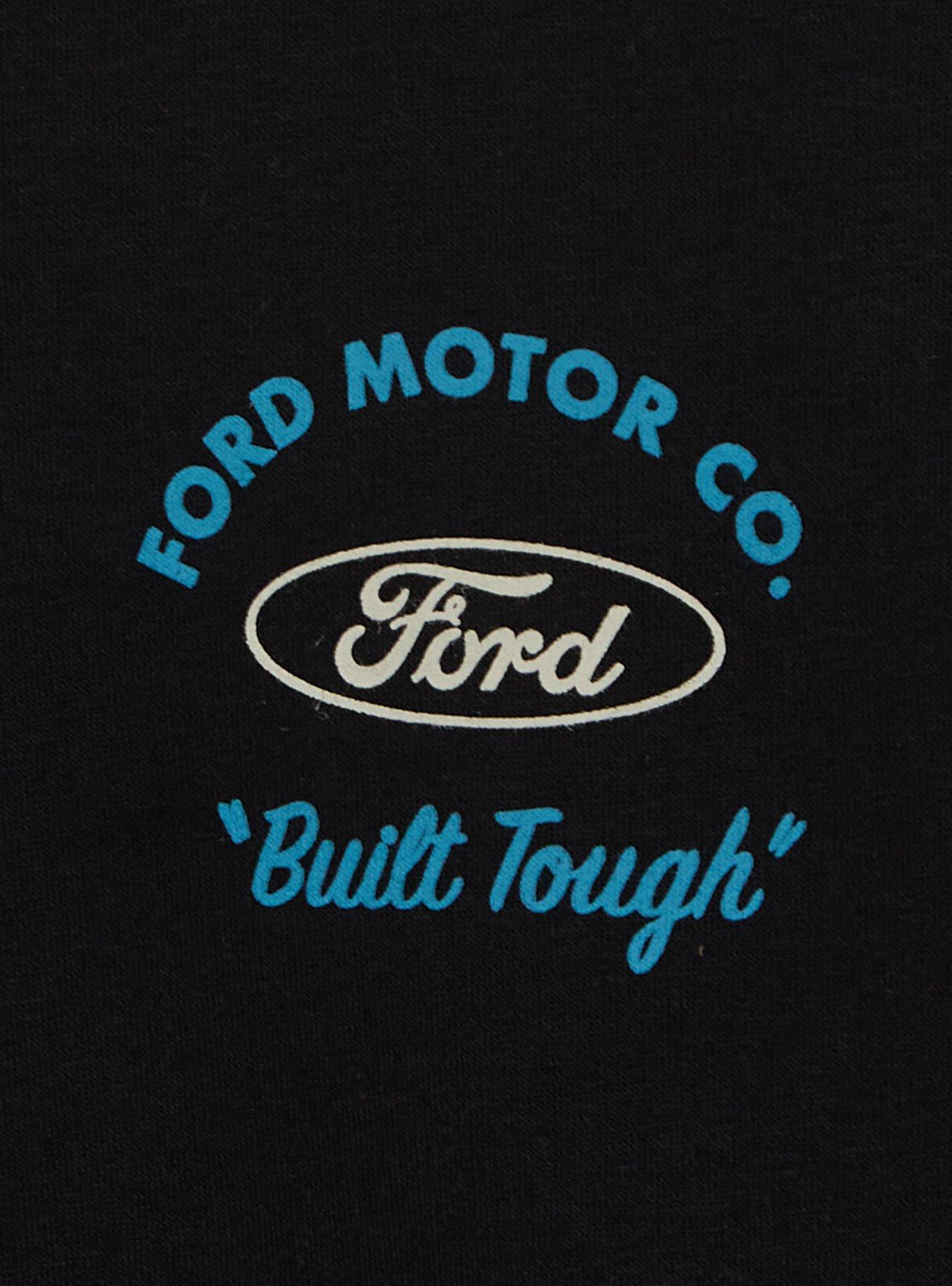 Brixton Ford Motor Co. Built Tough Hoodie - BoxLunch Exclusive, BROWN, alternate - view 3