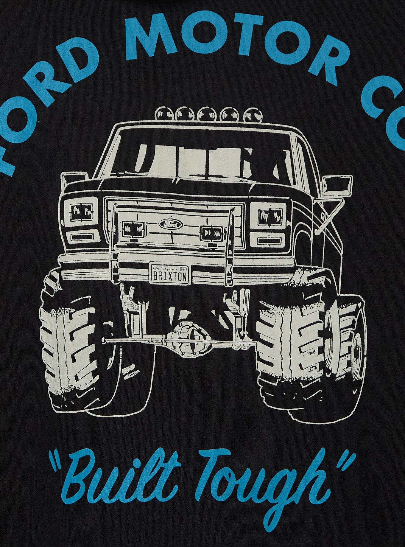 Brixton Ford Motor Co. Built Tough Hoodie - BoxLunch Exclusive, BROWN, alternate - view 4