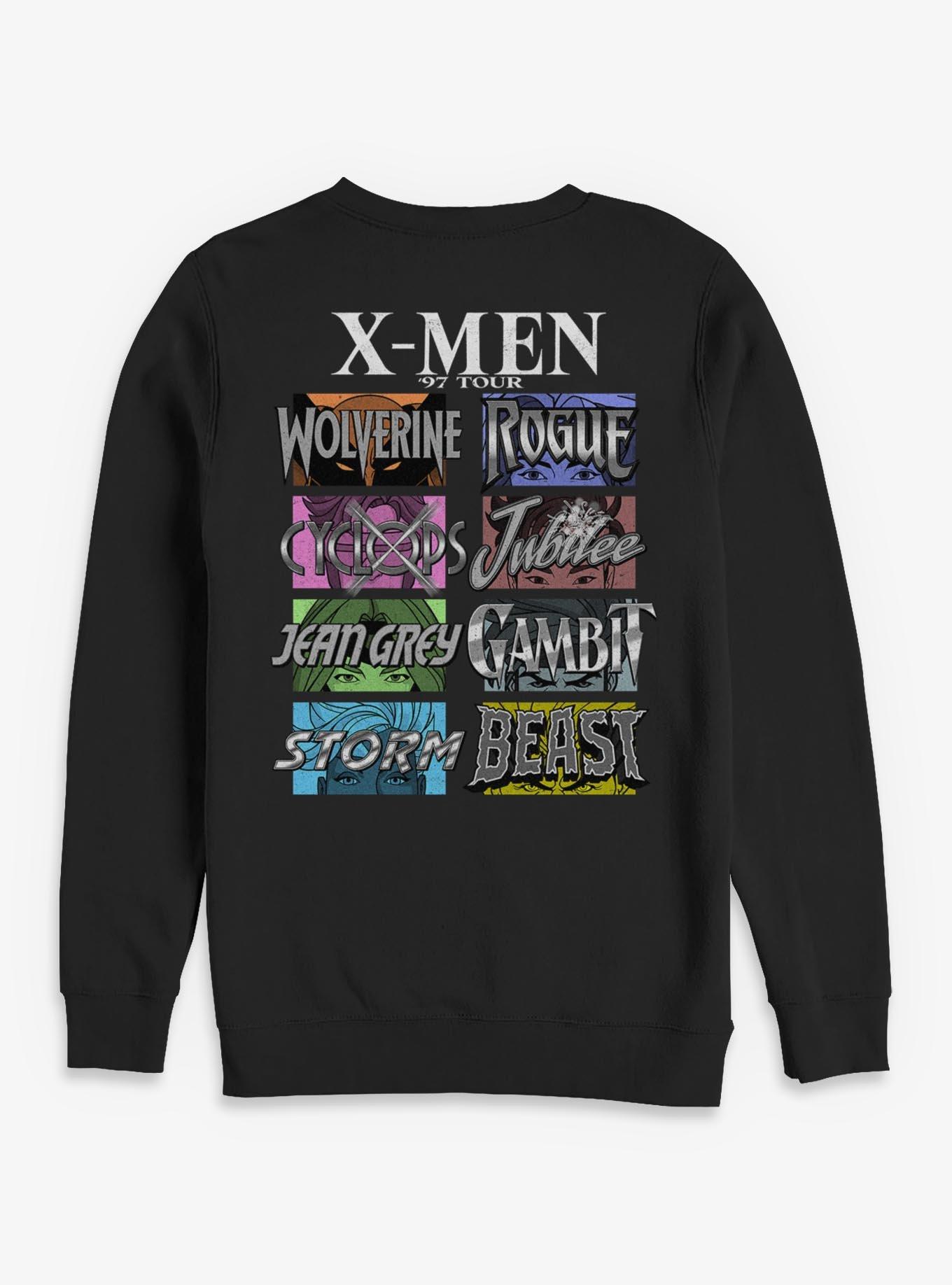 Marvel X-Men '97 Group Tour Sweatshirt Hot Topic Exclusive, , hi-res