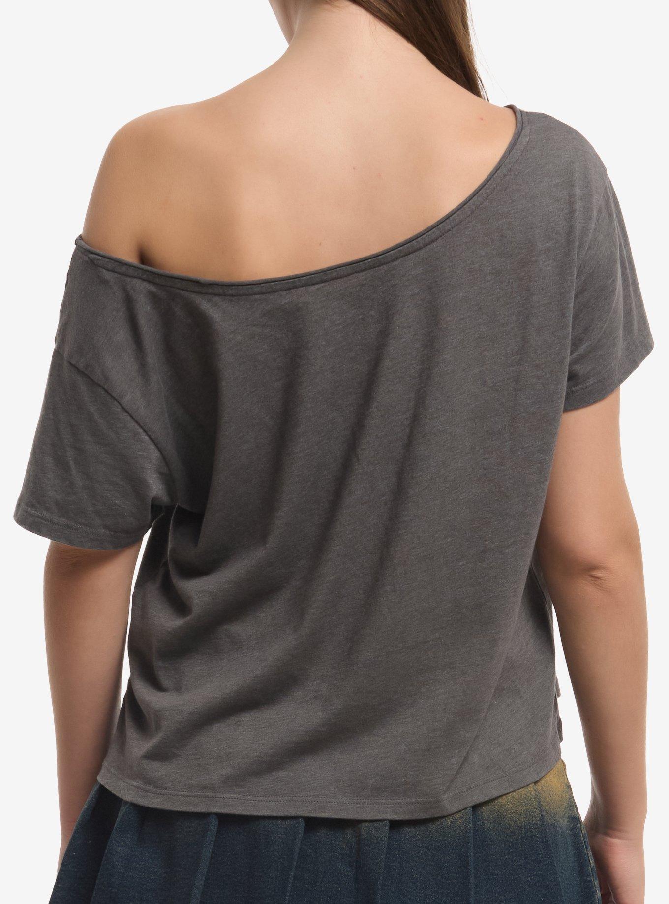 Throne Of Glass Rowan Girls Off-Shoulder T-Shirt, MULTI, alternate - view 3