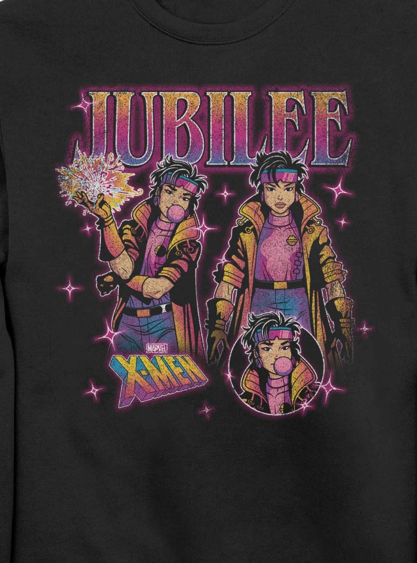 Marvel X-Men Jubilee Sweatshirt Hot Topic Exclusive, , hi-res