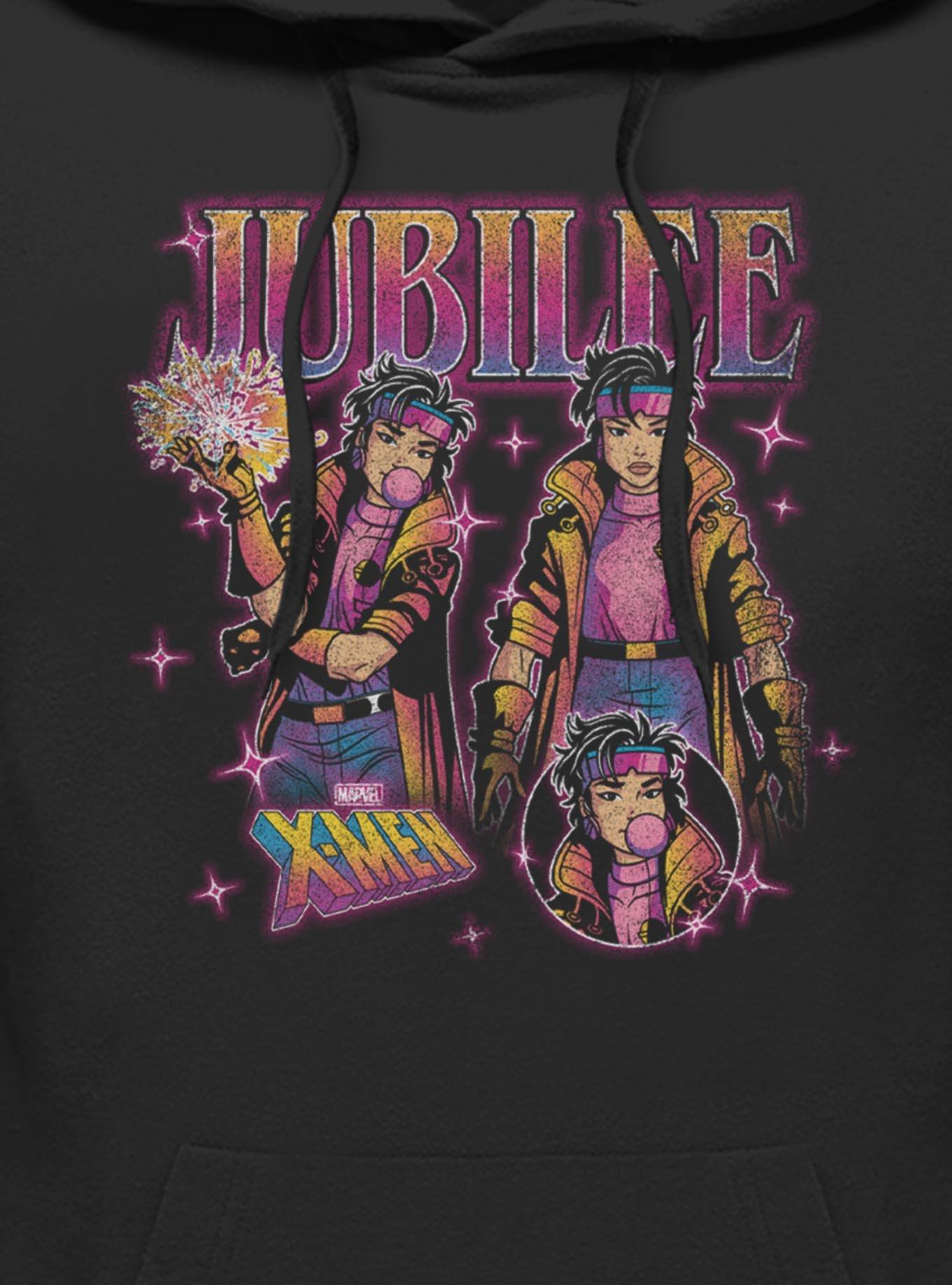 Marvel X-Men Jubilee Hoodie Hot Topic Exclusive, , hi-res