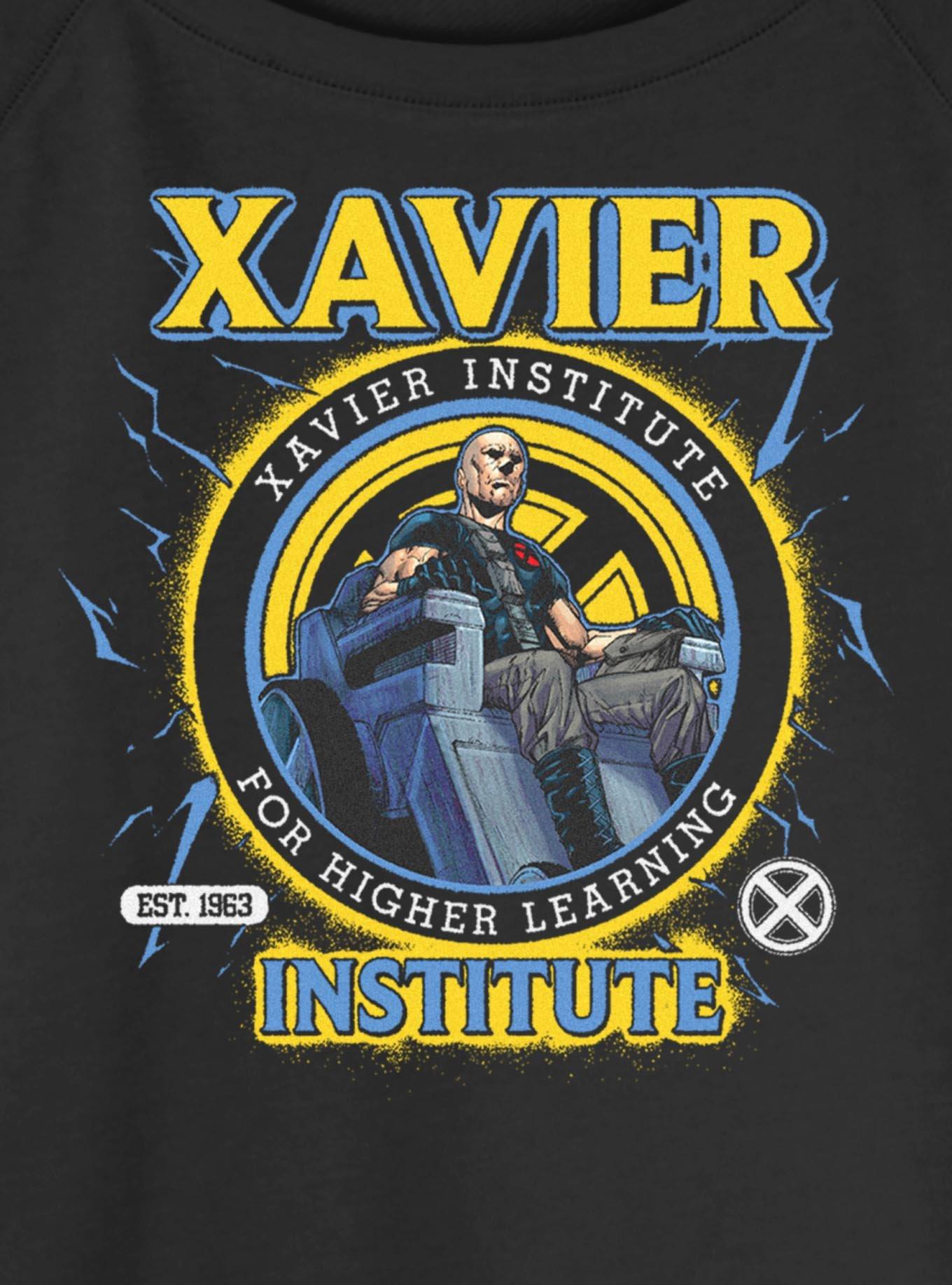 Marvel X-Men Xavier Institute Girls Slouchy Sweatshirt Hot Topic Exclusive, , hi-res