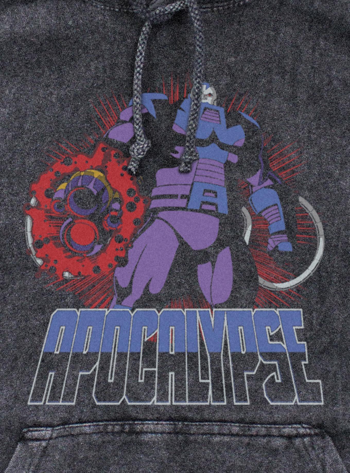 Marvel X-Men '97 Apocalypse Mineral Wash Hoodie Hot Topic Exclusive, , hi-res
