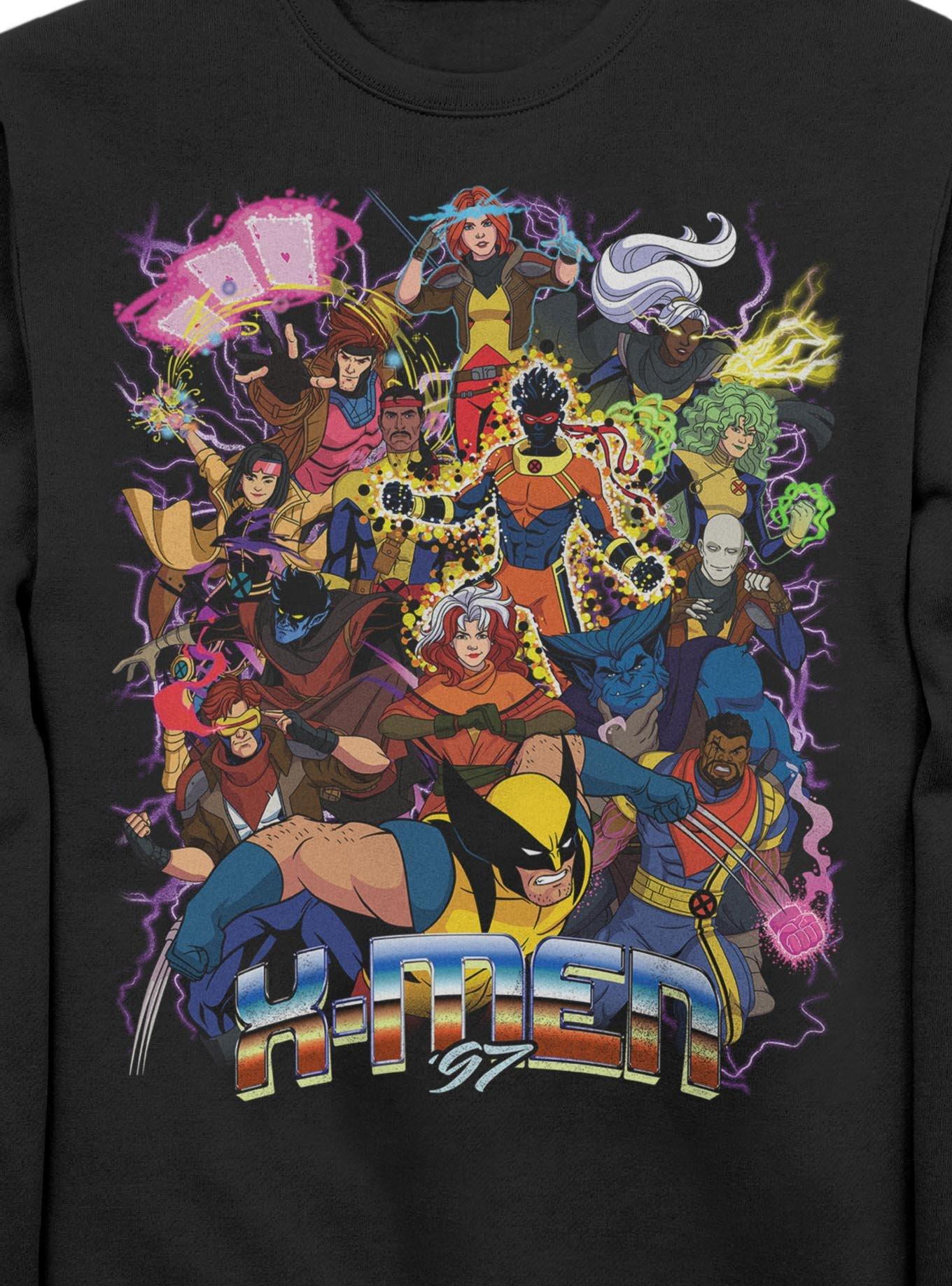 Marvel X-Men '97 Epic Team Sweatshirt Hot Topic Exclusive, , hi-res