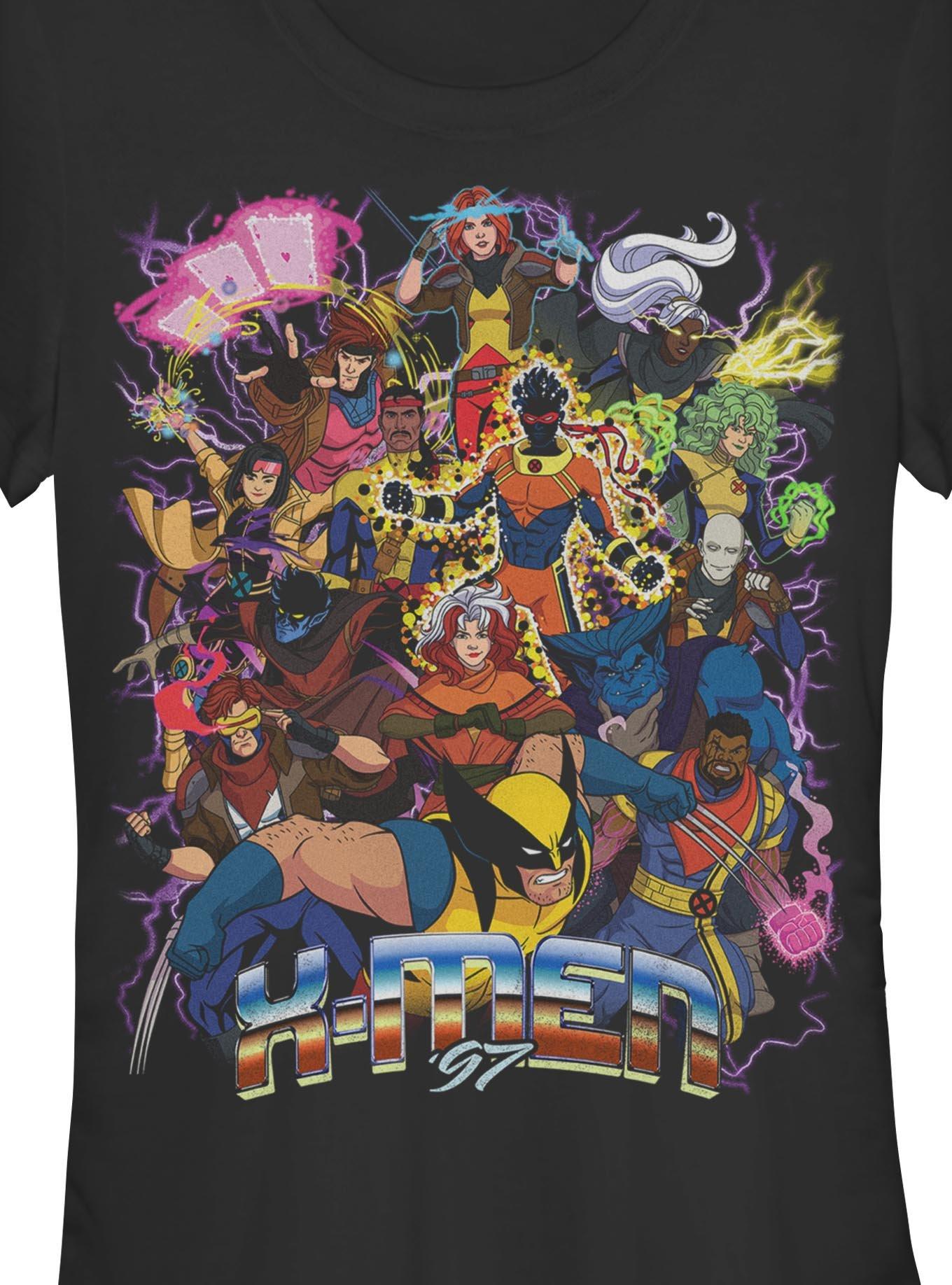 Marvel X-Men '97 Epic Team Girls T-Shirt Hot Topic Exclusive, , hi-res