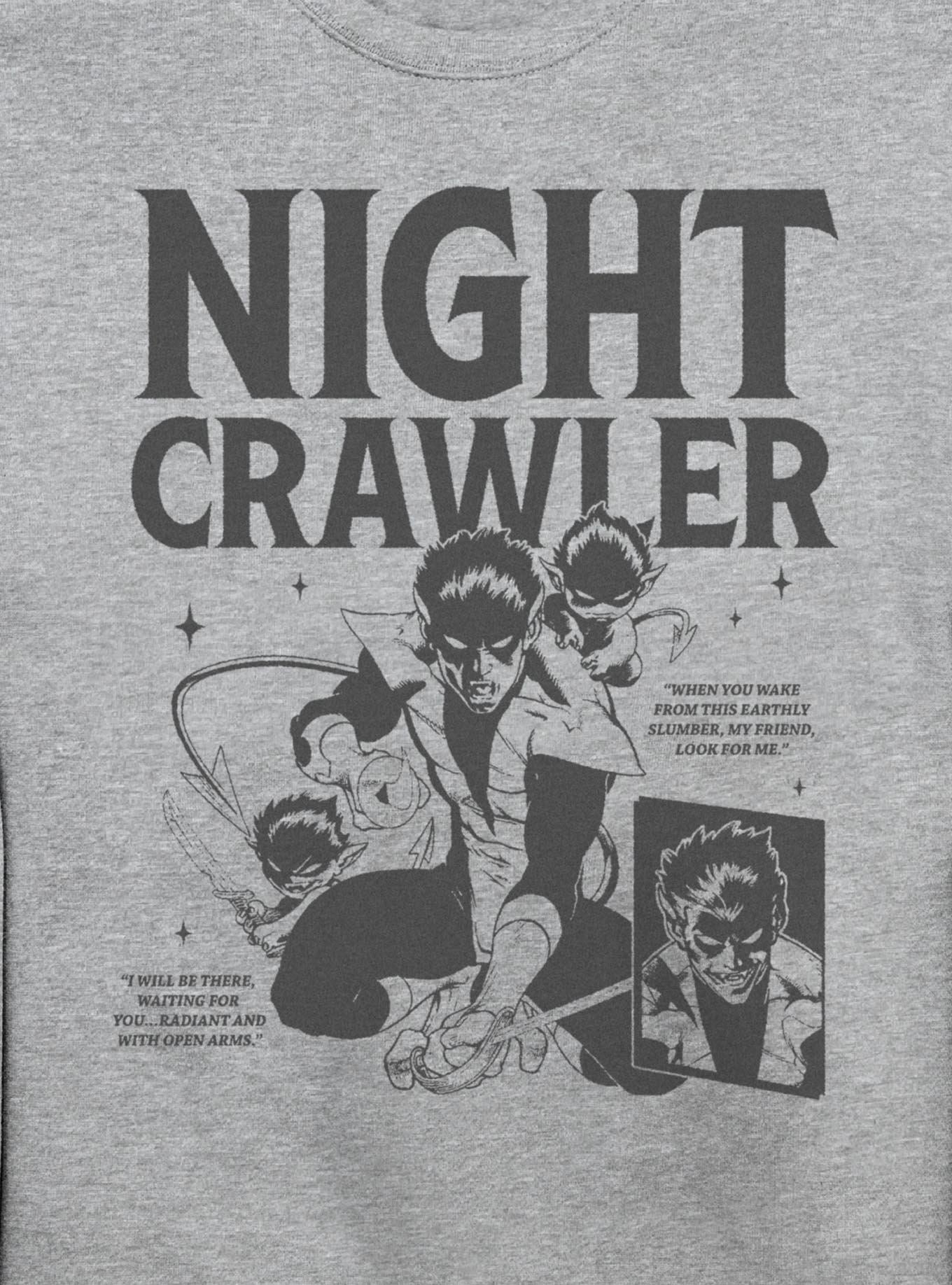 Marvel X-Men Nightcrawler Sweatshirt Hot Topic Exclusive, , hi-res