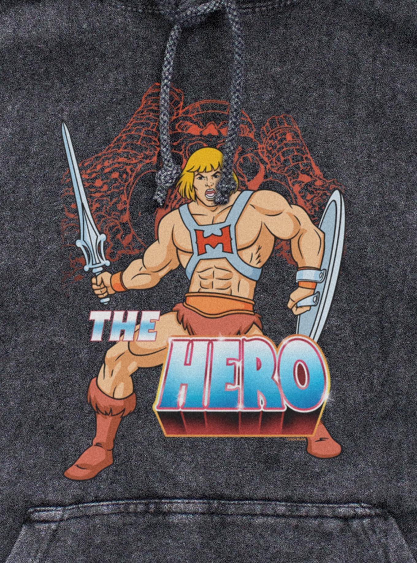 Masters Of The Universe He-Man The Hero Mineral Wash Hoodie, , hi-res