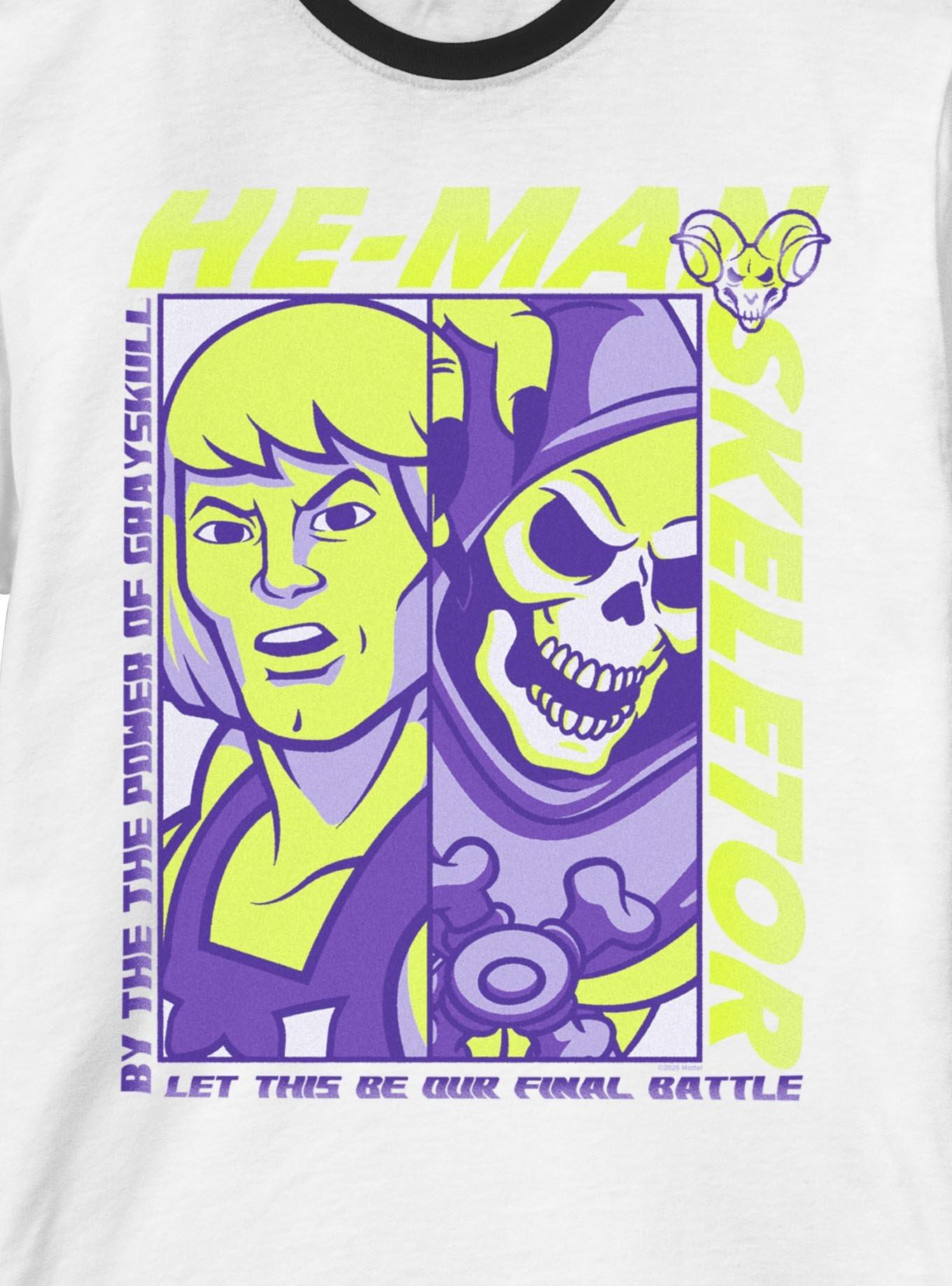 Masters Of The Universe He-Man & Skeletor Split Ringer T-Shirt, , hi-res