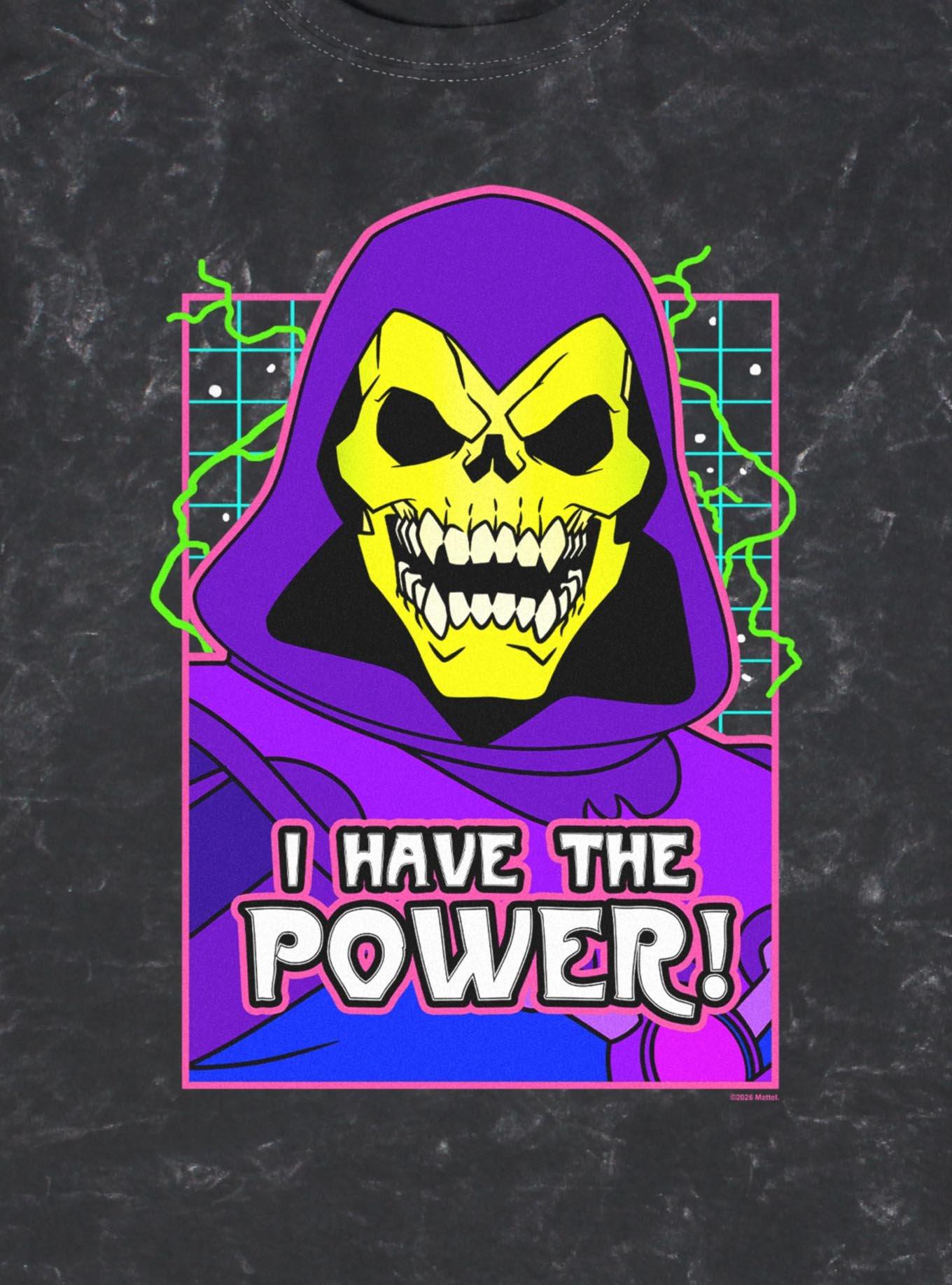 Masters Of The Universe Skeletor Grid Mineral Wash T-Shirt, , hi-res