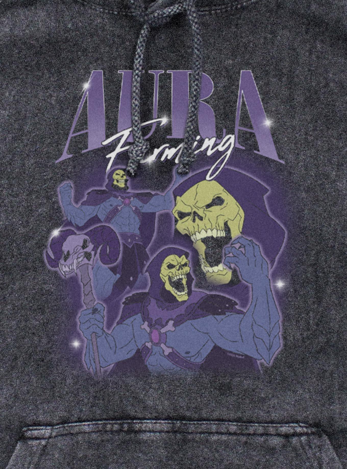 Masters Of The Universe Skeletor Aura Mineral Wash Hoodie, , hi-res