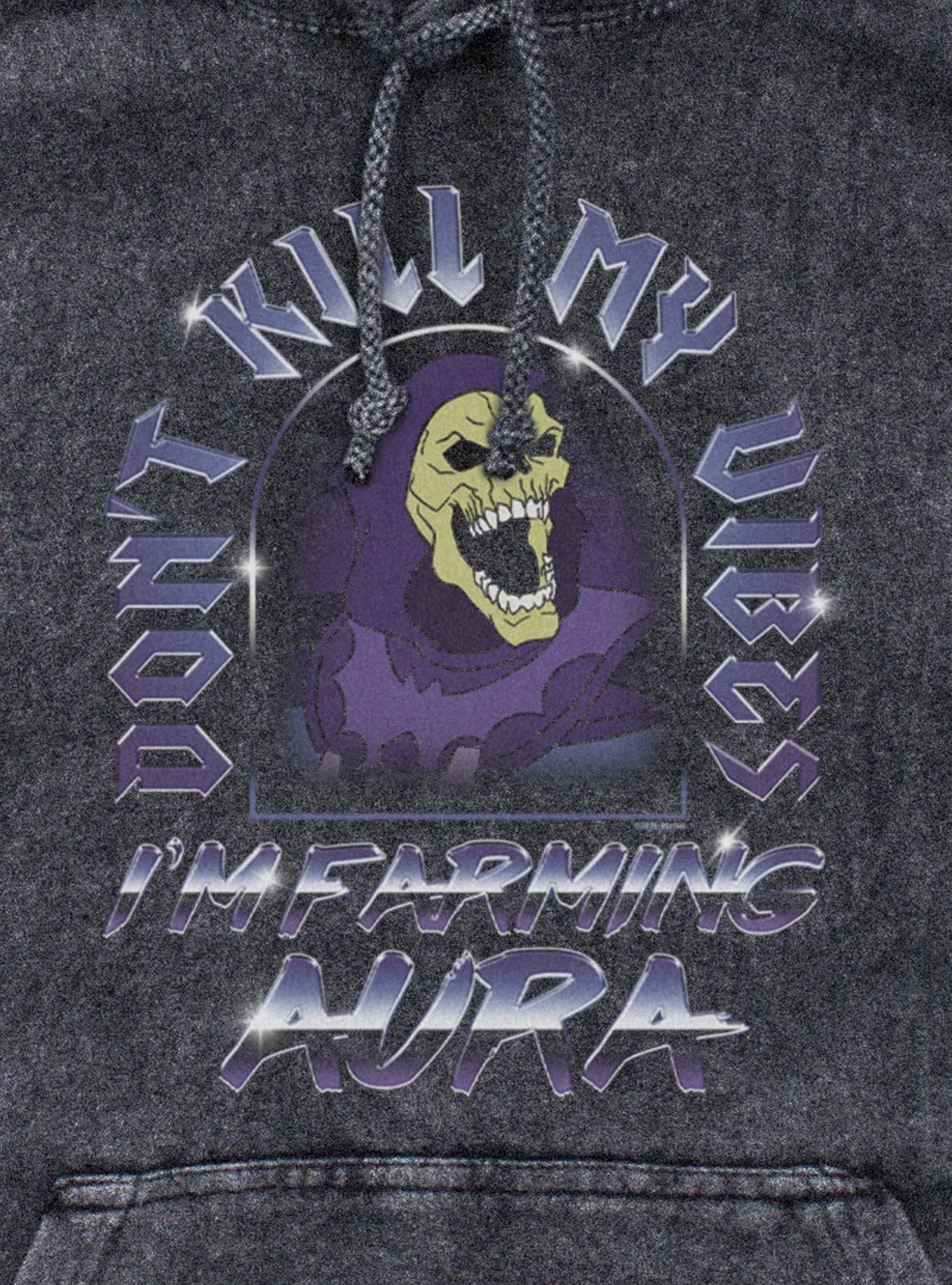Masters Of The Universe Skeletor Vibes Mineral Wash Hoodie, , hi-res