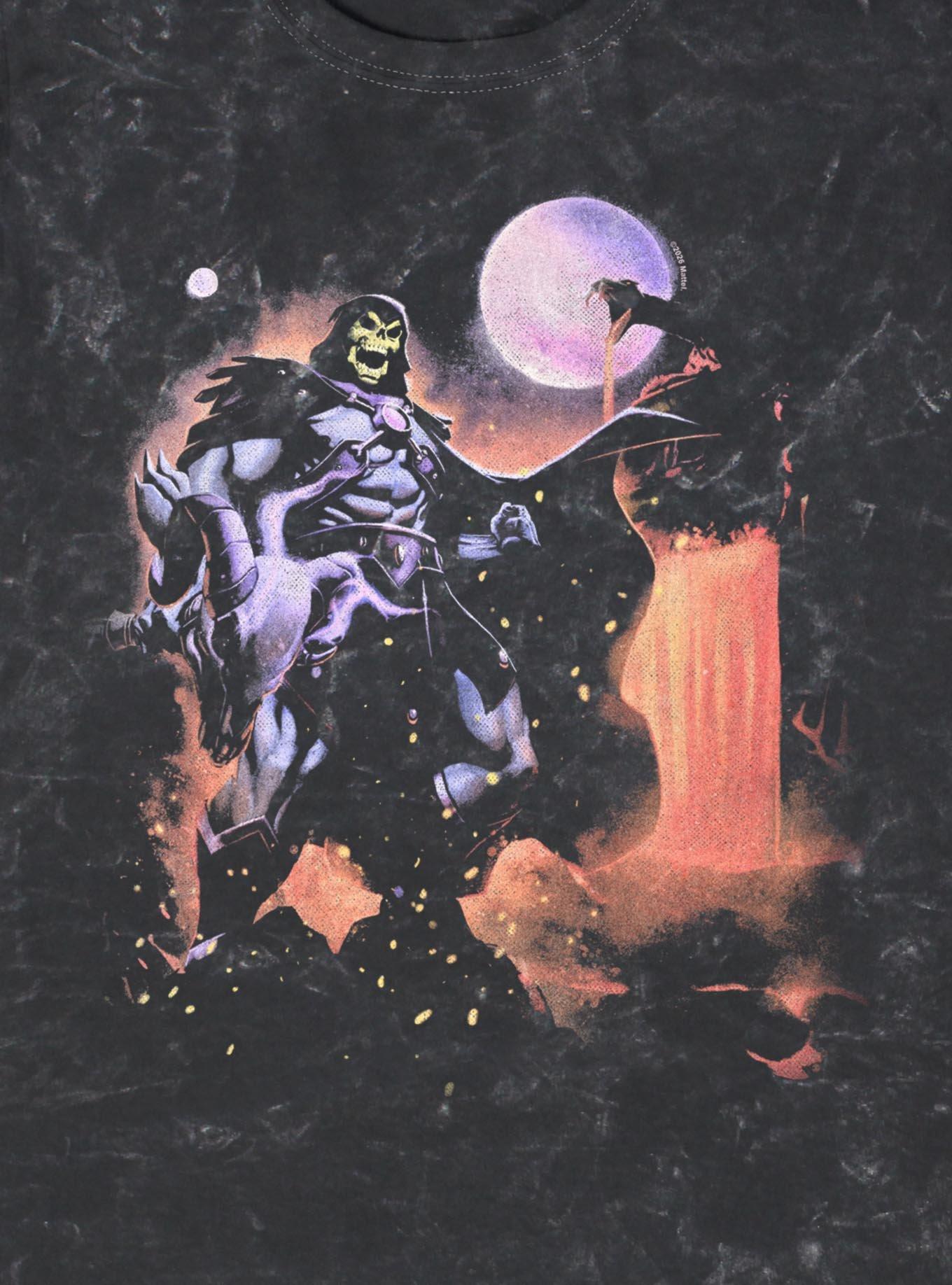 Masters Of The Universe Skeletor Full Moon Poster Mineral Wash T-Shirt, , hi-res