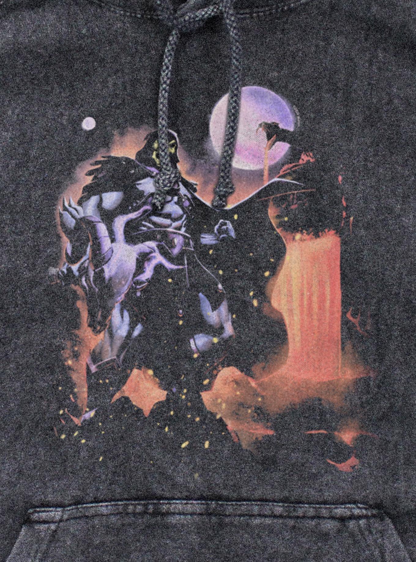 Masters Of The Universe Skeletor Full Moon Poster Mineral Wash Hoodie, , hi-res