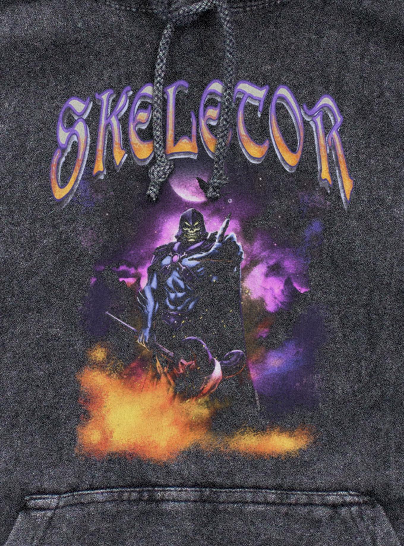 Masters Of The Universe Skeletor Night Callout Mineral Wash Hoodie, , hi-res