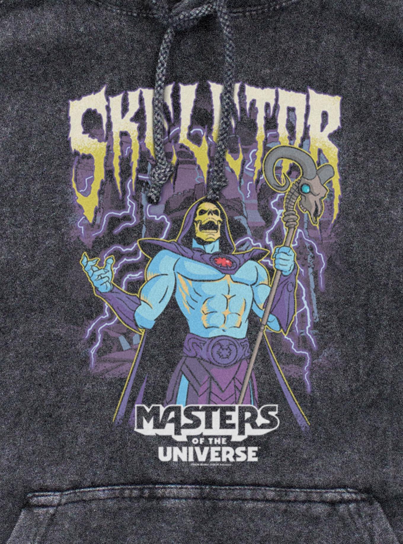 Masters Of The Universe Skeletor Power Lightning Mineral Wash Hoodie, , hi-res