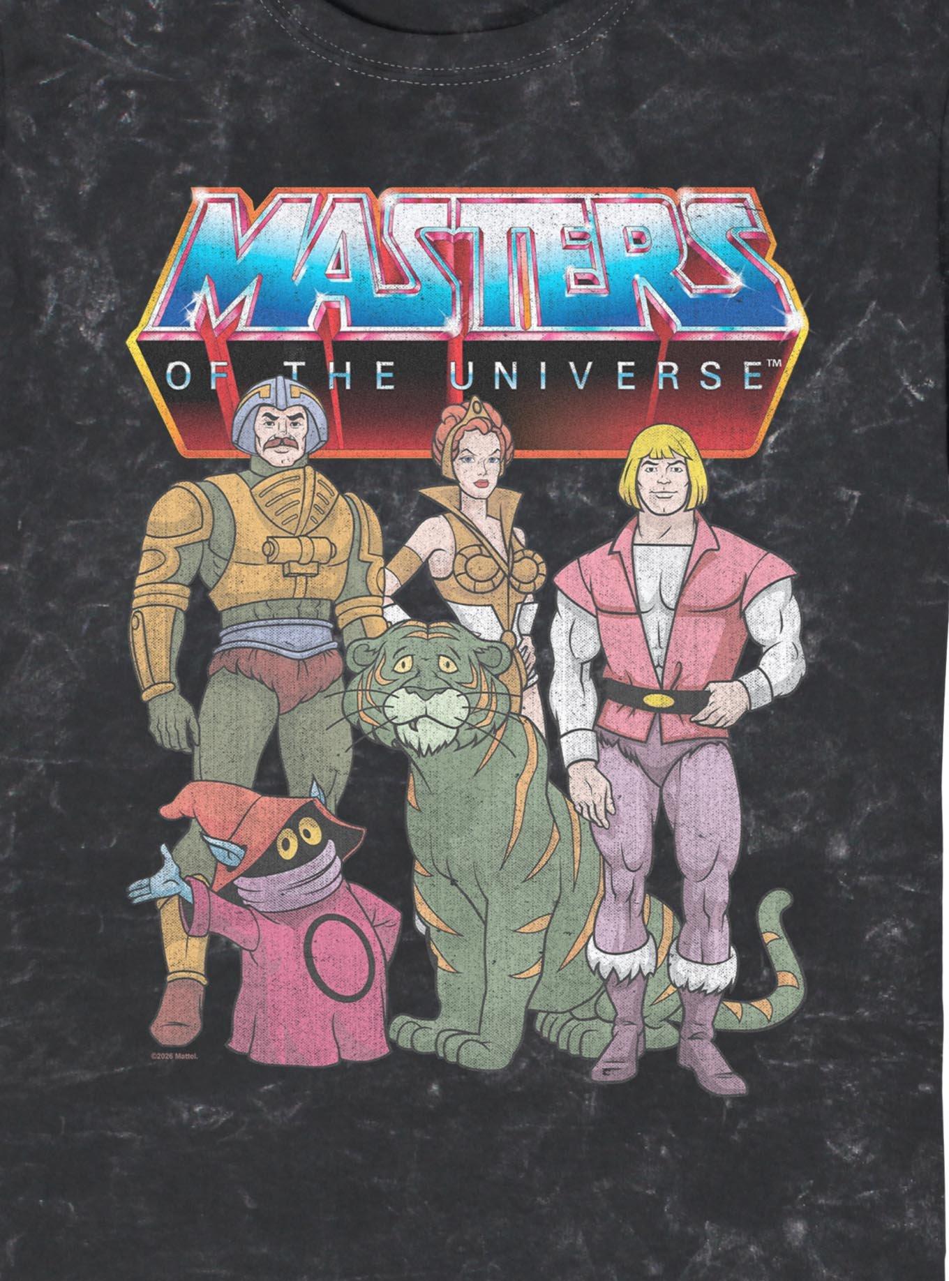 Masters Of The Universe Hero Group Mineral Wash T-Shirt, , hi-res
