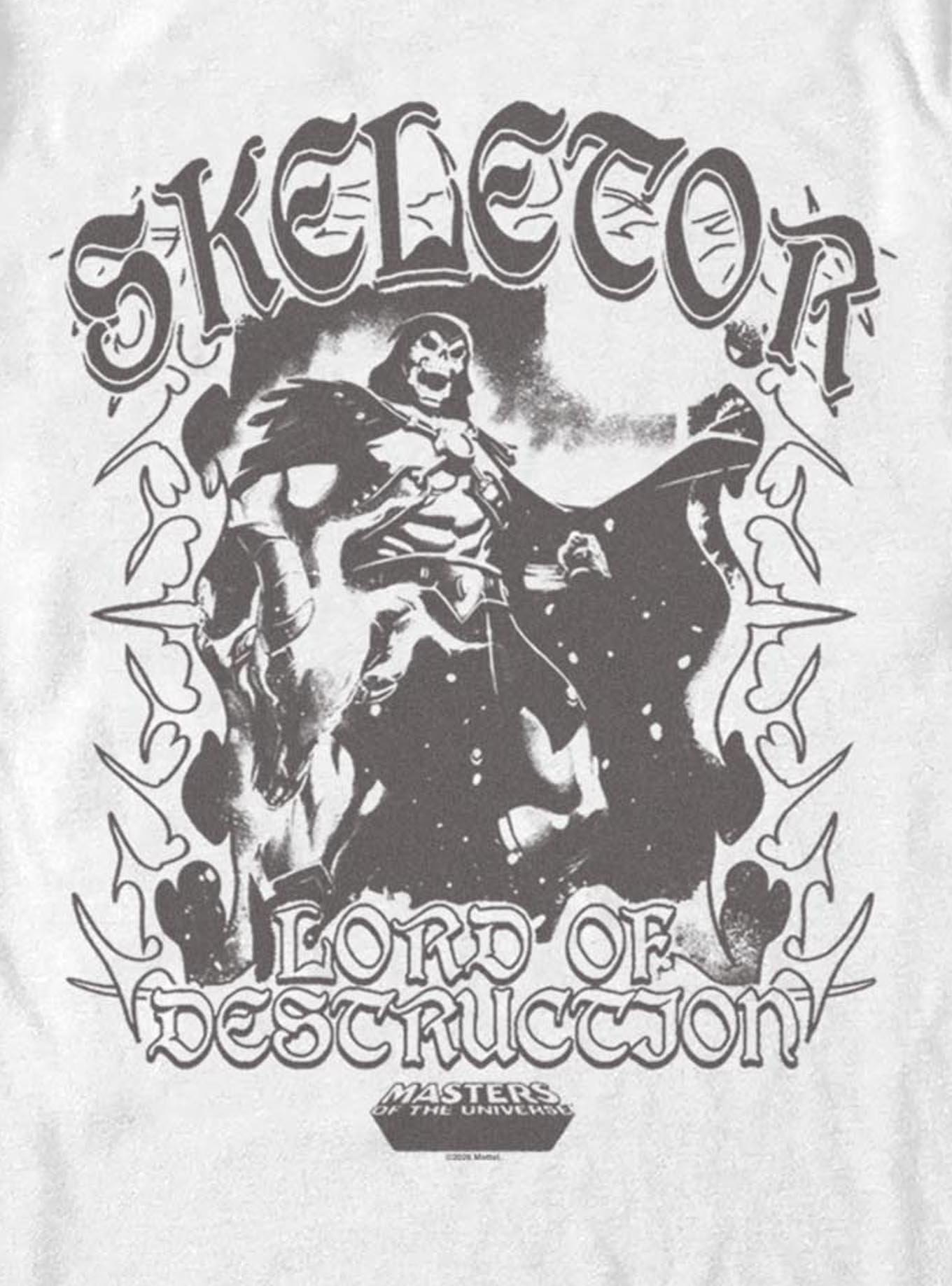 Masters Of The Universe Skeletor Lord Of Destruction T-Shirt, WHITE, alternate