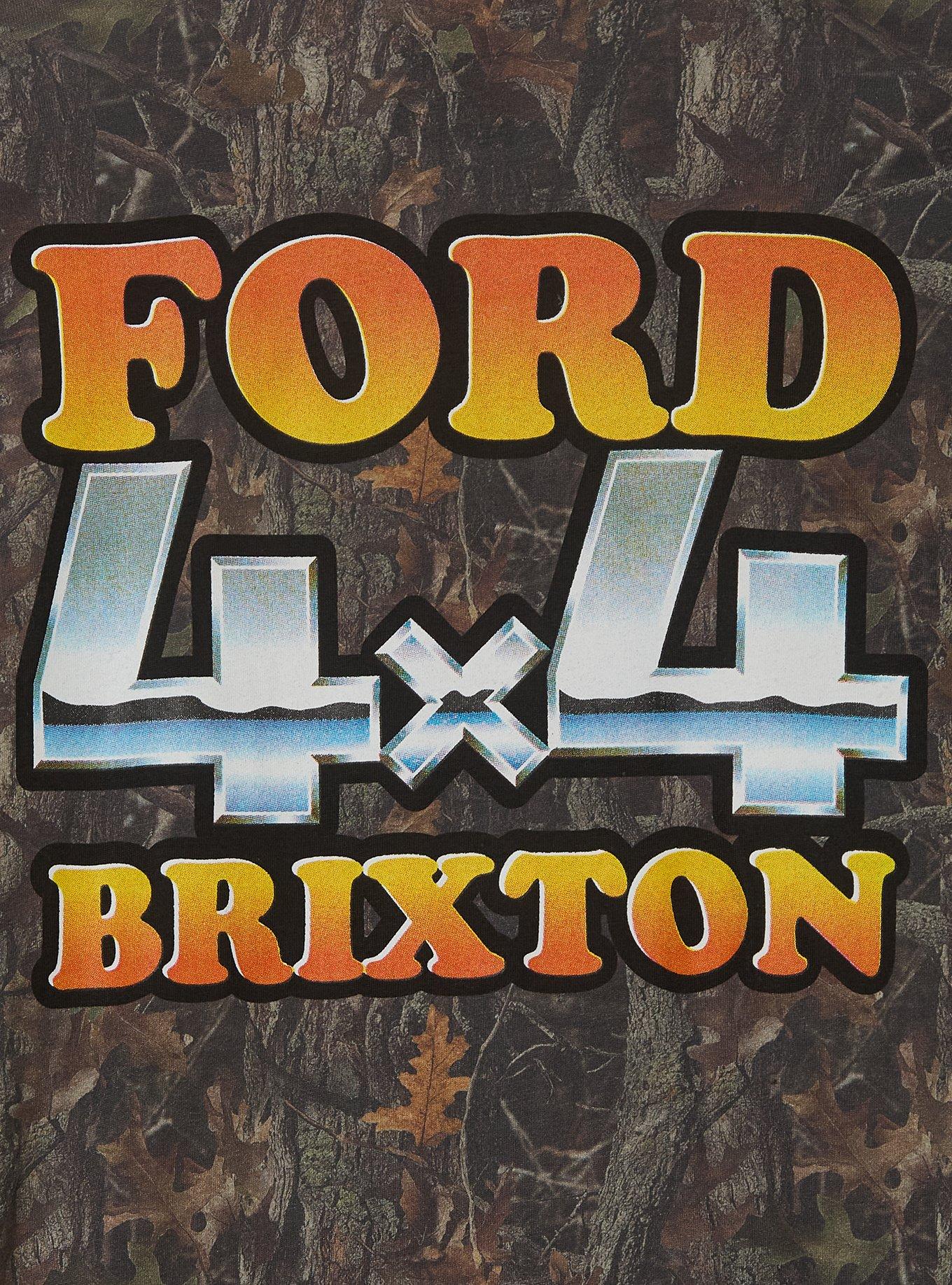 Brixton Ford 4x4 Chrome Camo Long Sleeve T-Shirt - BoxLunch Exclusive, BROWN, alternate - view 4