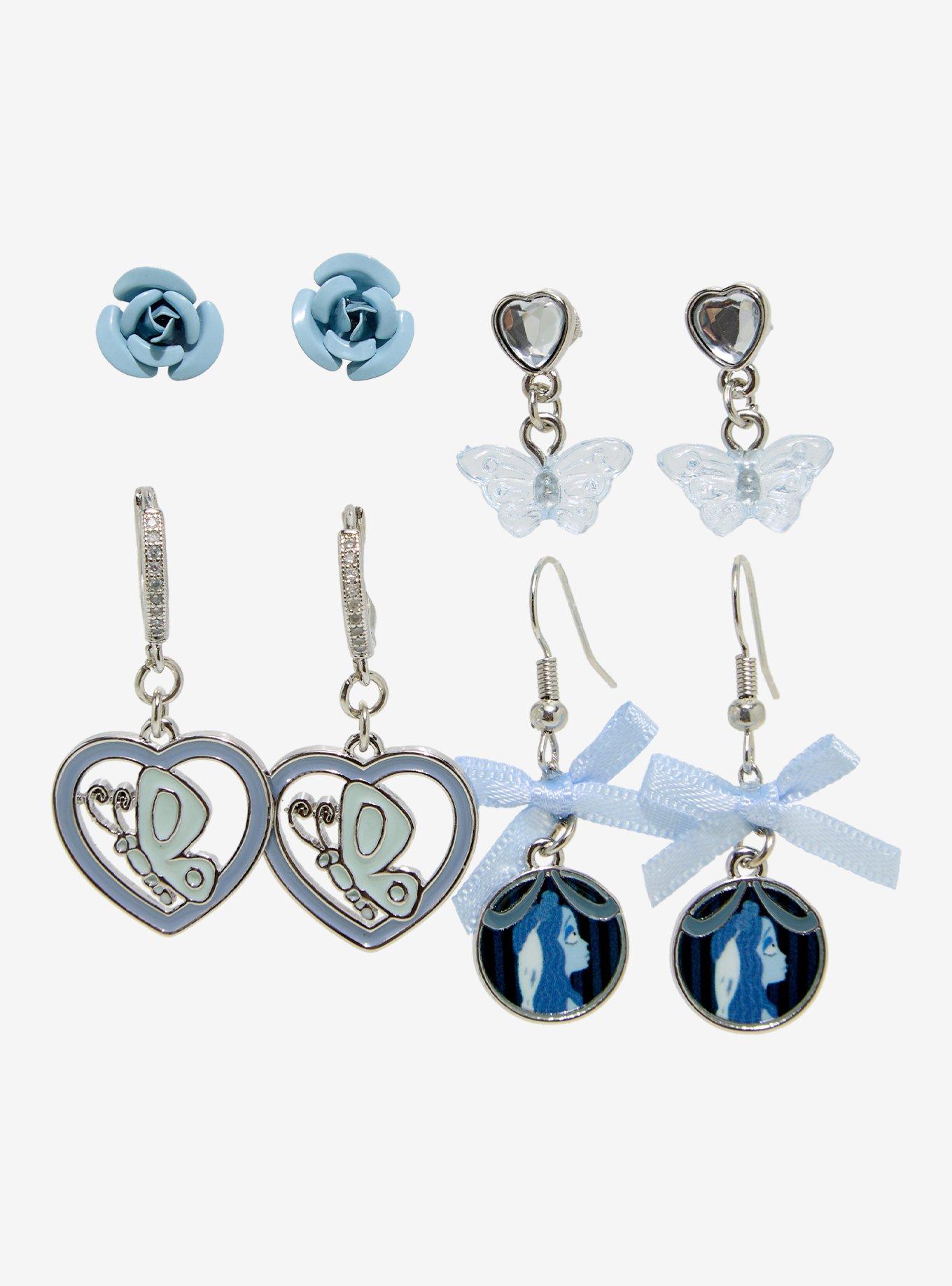 Corpse Bride Charm Earring Set - BoxLunch Exclusive, , alternate - view 2
