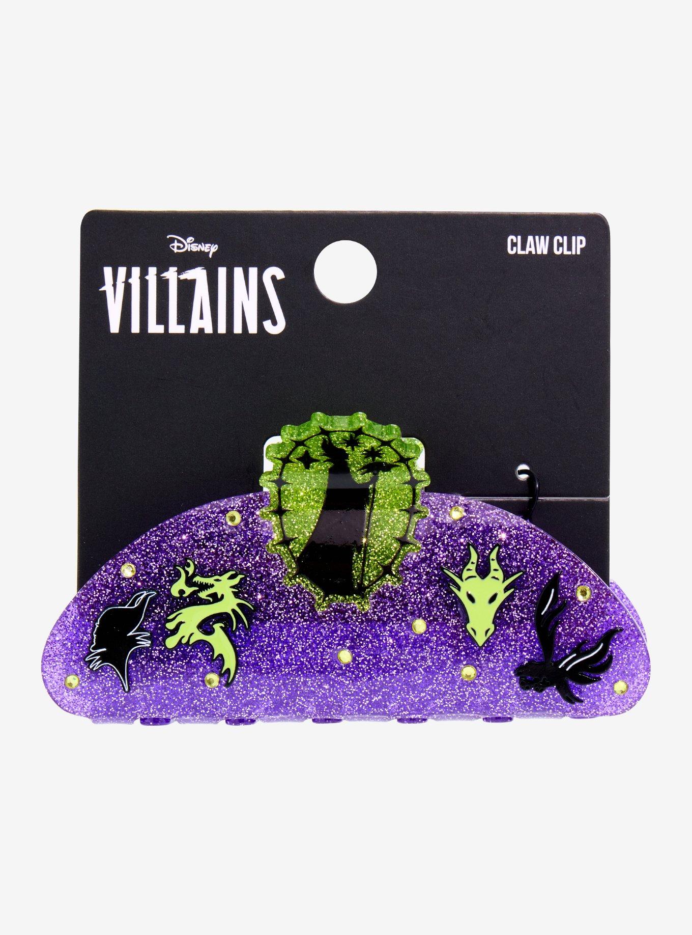 Disney Sleeping Beauty Maleficent Icons Glitter Claw Clip - BoxLunch Exclusive