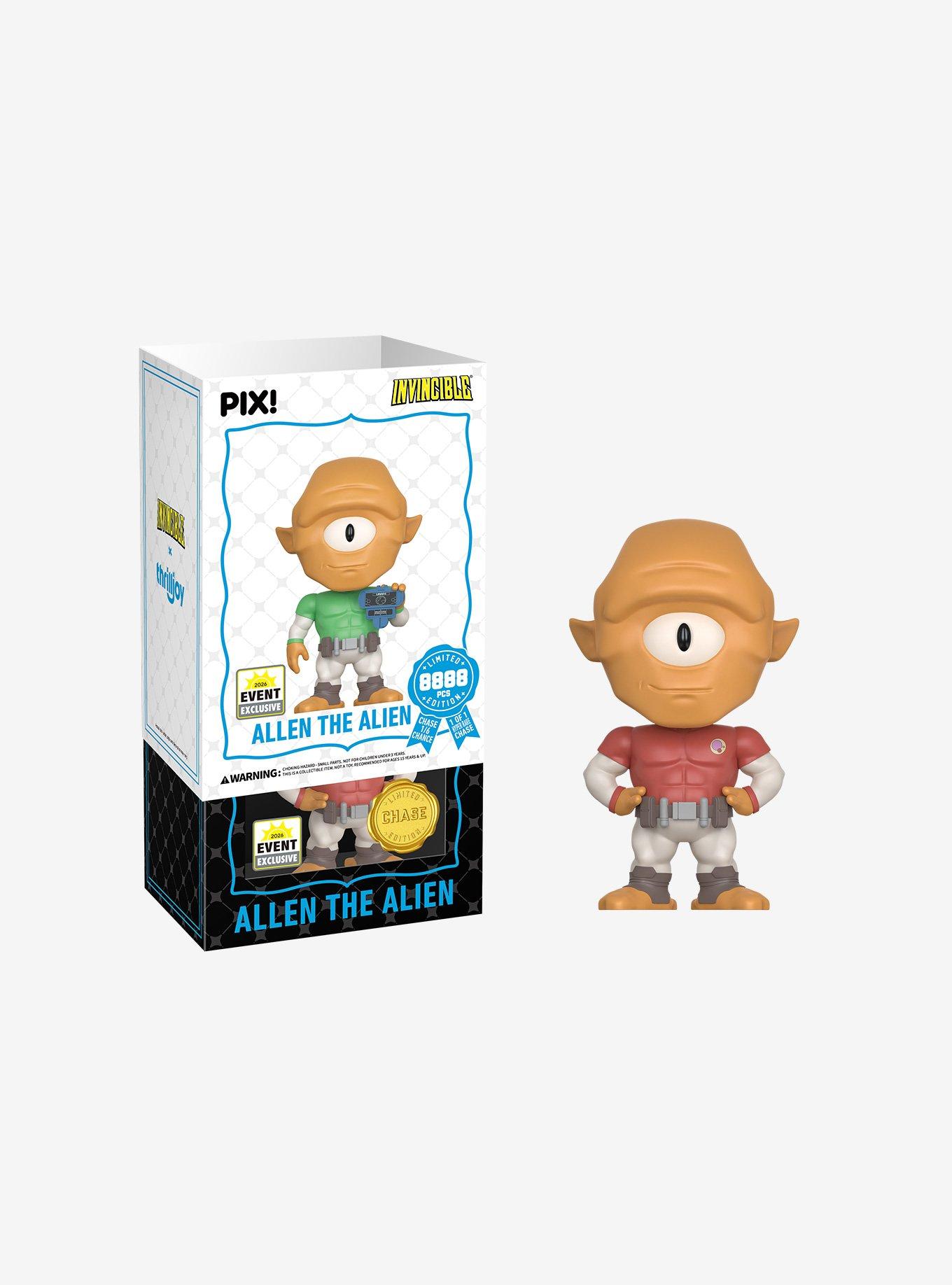 Thrilljoy Invincible Pix! Allen The Alien Collectible Figure, , hi-res