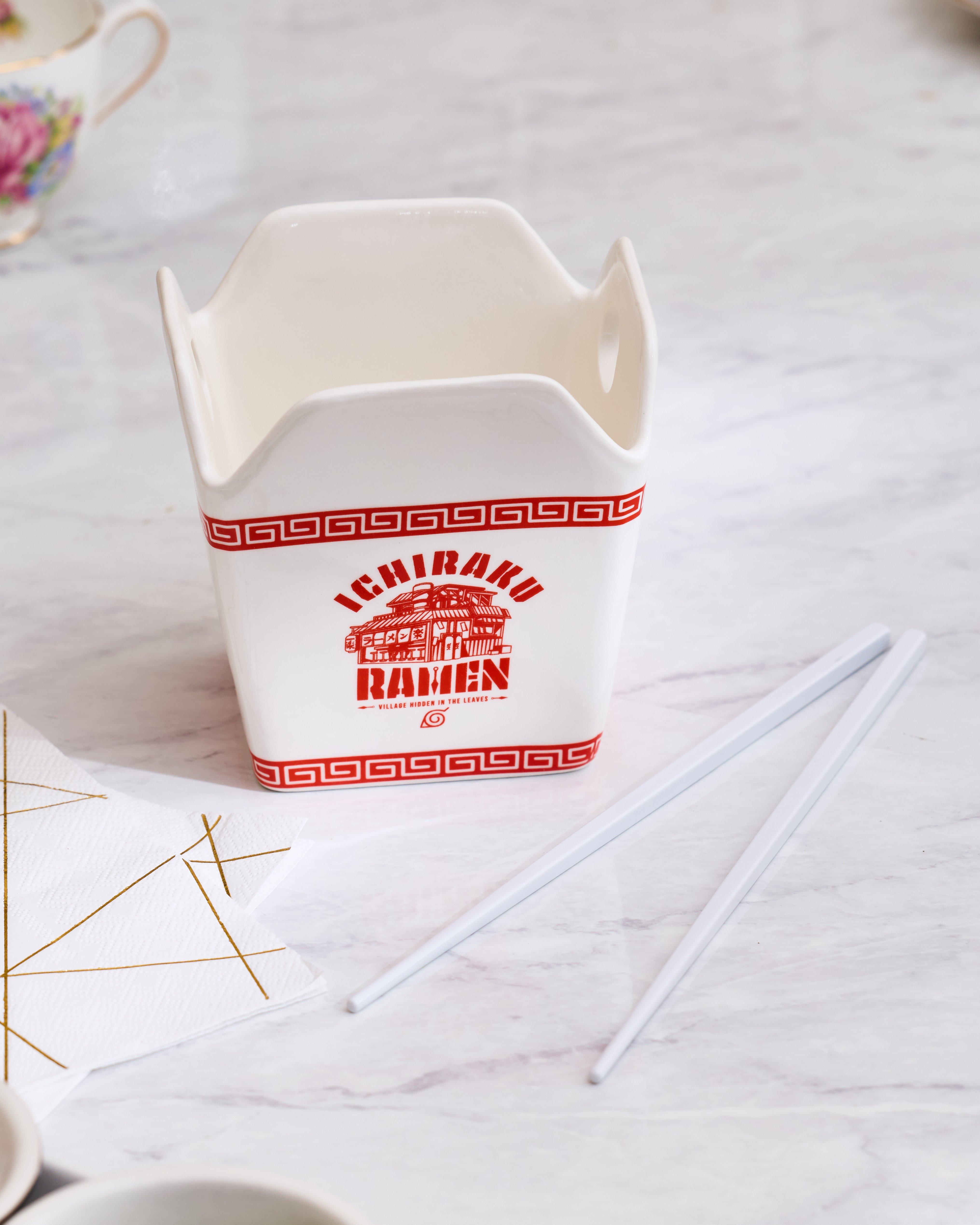 Naruto Shippuden Ichiraku Ramen Takeout Box Figural Ramen Bowl with Chopsticks - BoxLunch Exclusive, , alternate - view 2