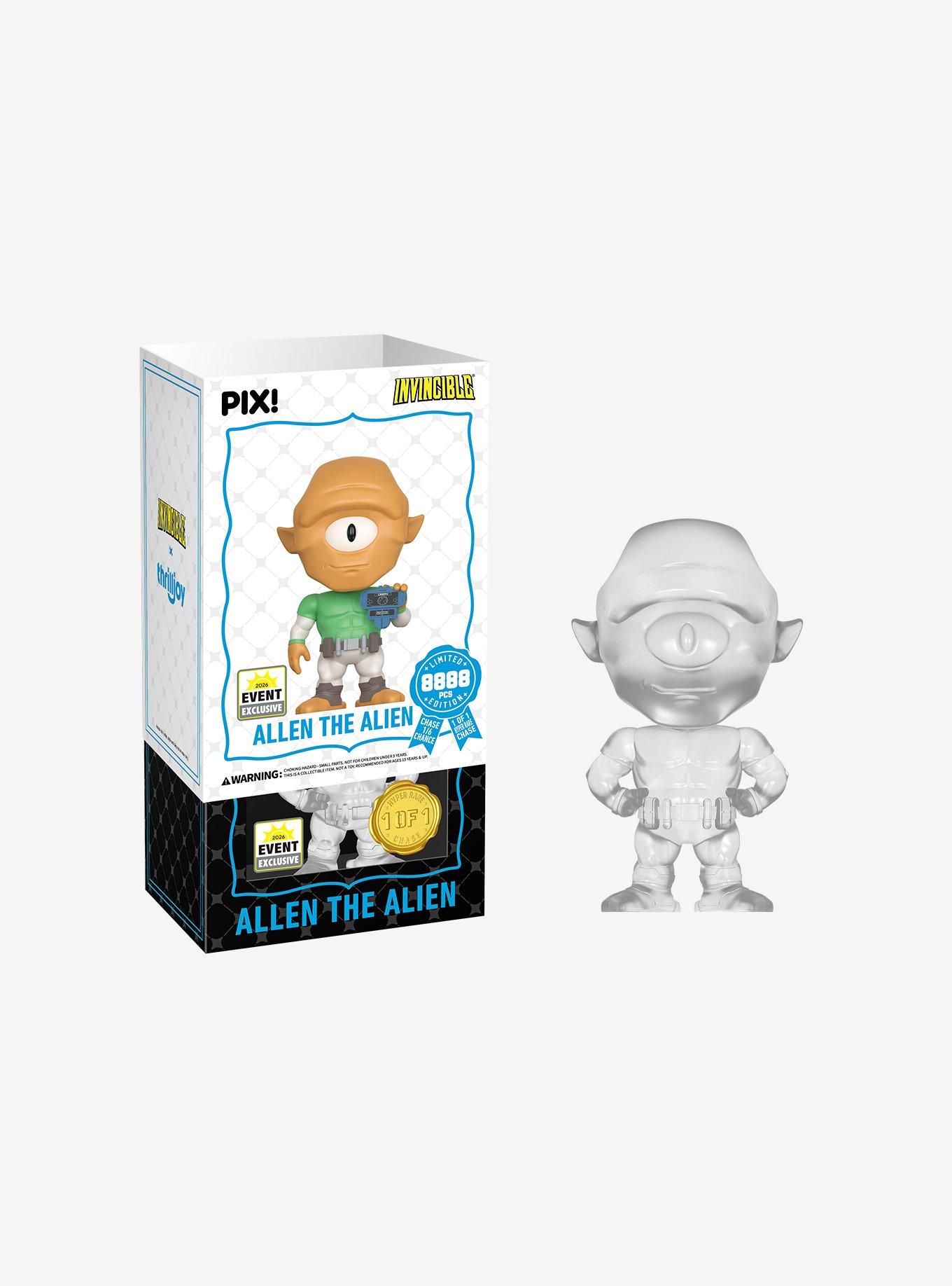 Thrilljoy Invincible Pix! Allen The Alien Vinyl Figure, , alternate - view 3