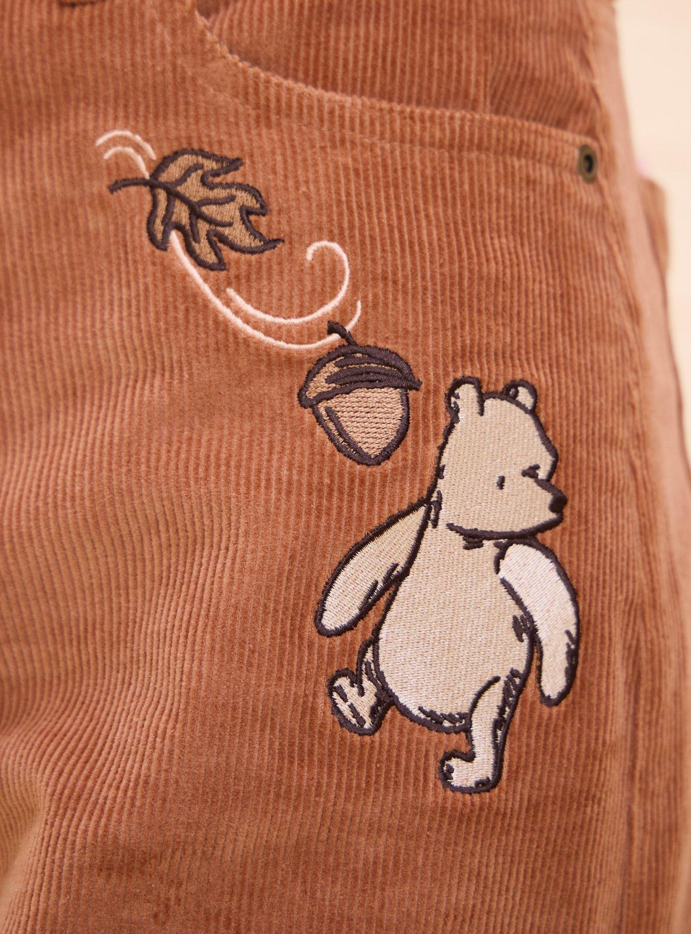 Disney Winnie the Pooh Women's Corduroy Barrel Leg Pants - BoxLunch Exclusive, BROWN, alternate - view 5