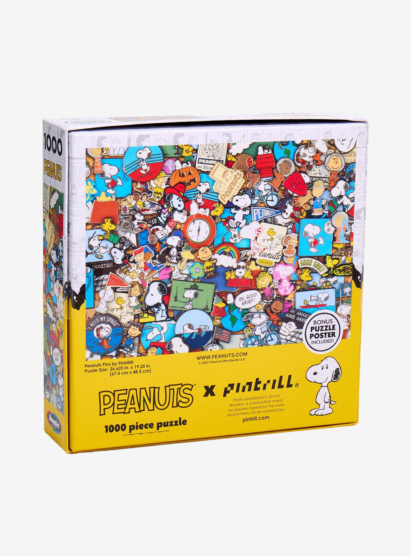 Peanuts Pin Collage Puzzle, , hi-res