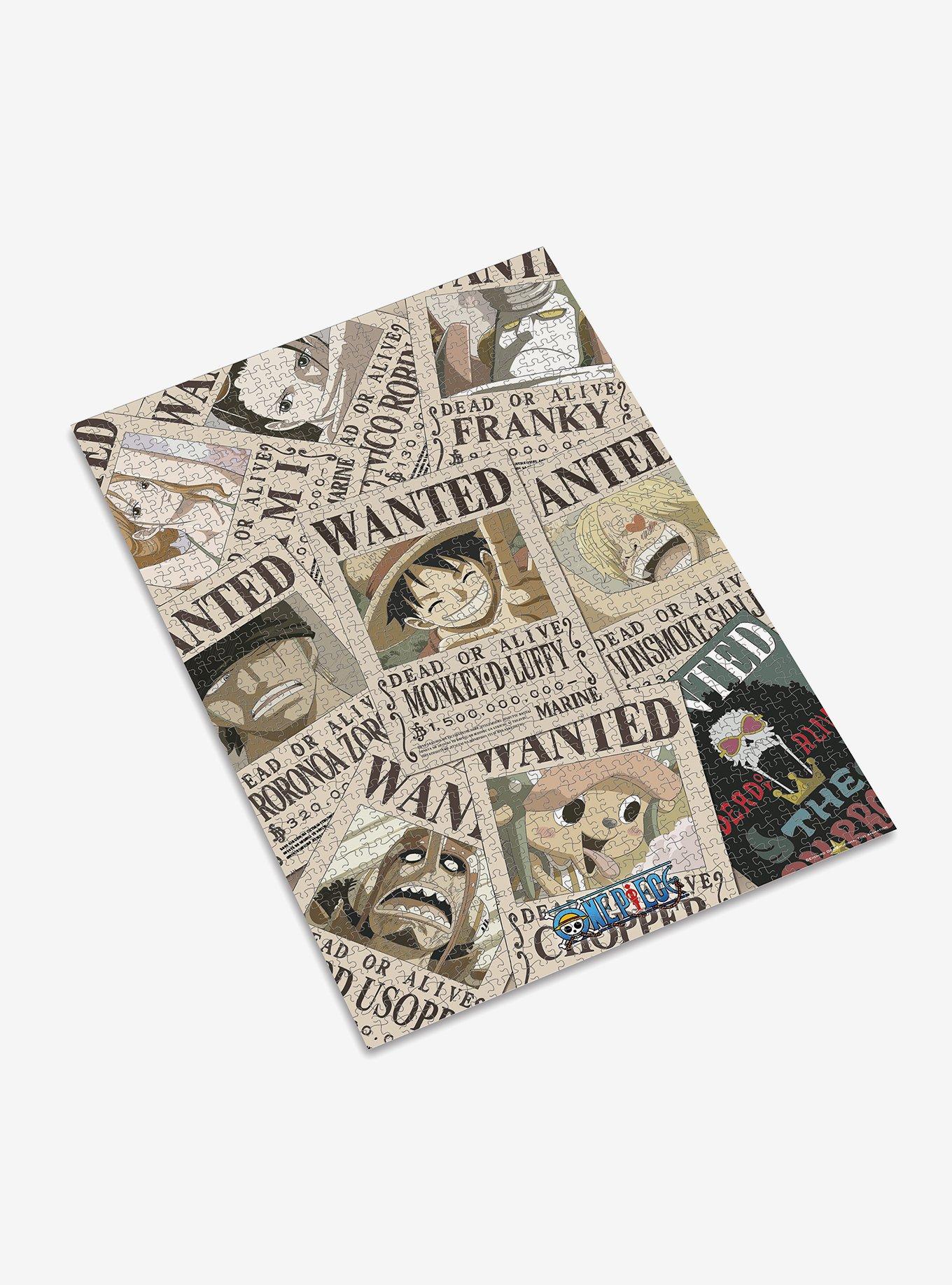 One Piece Wanted Poster Puzzle, , hi-res