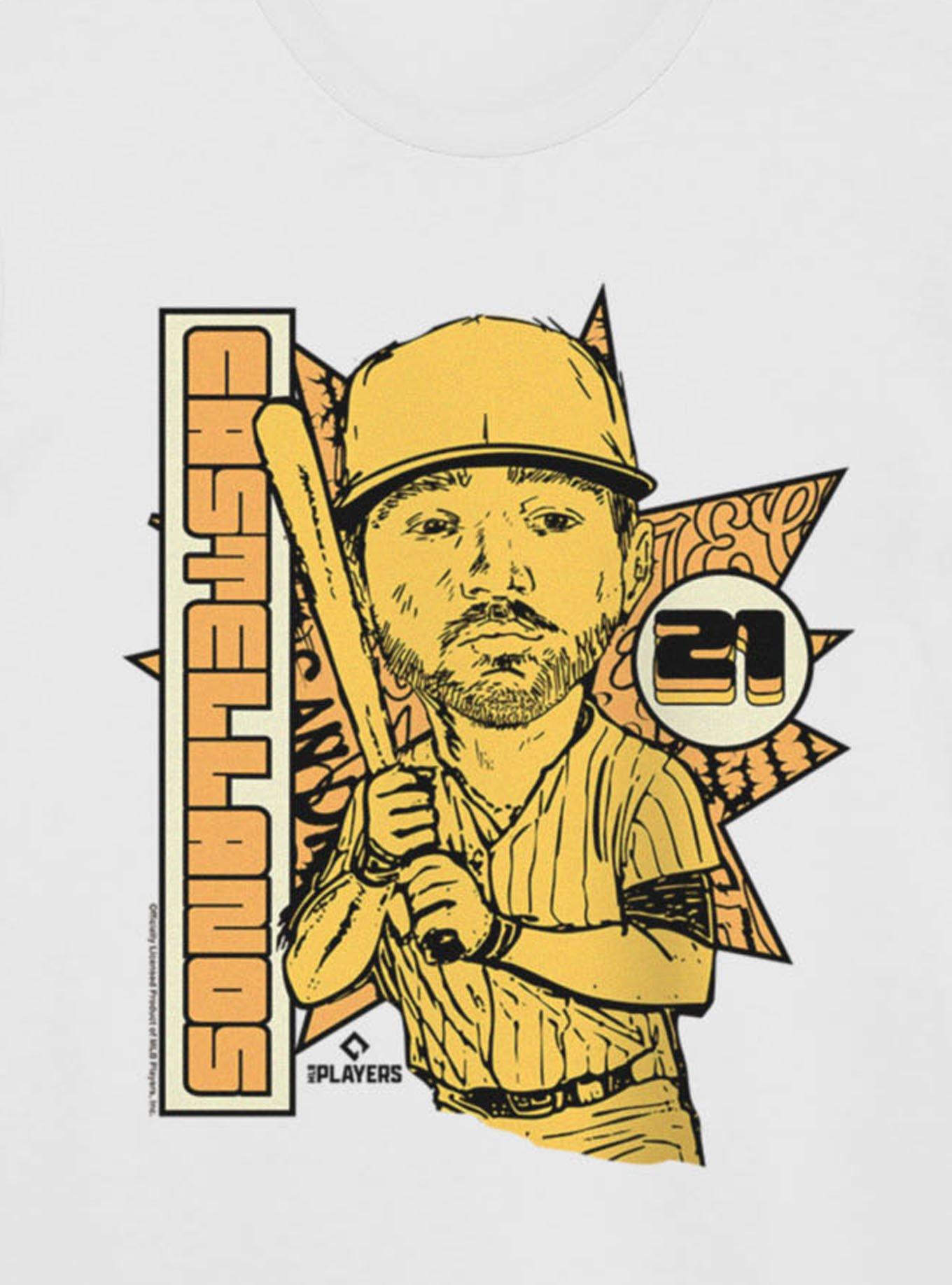 MLB San Diego Padres Nick Castellanos Star Caricature 21 T-Shirt Her Universe Exclusive, , hi-res