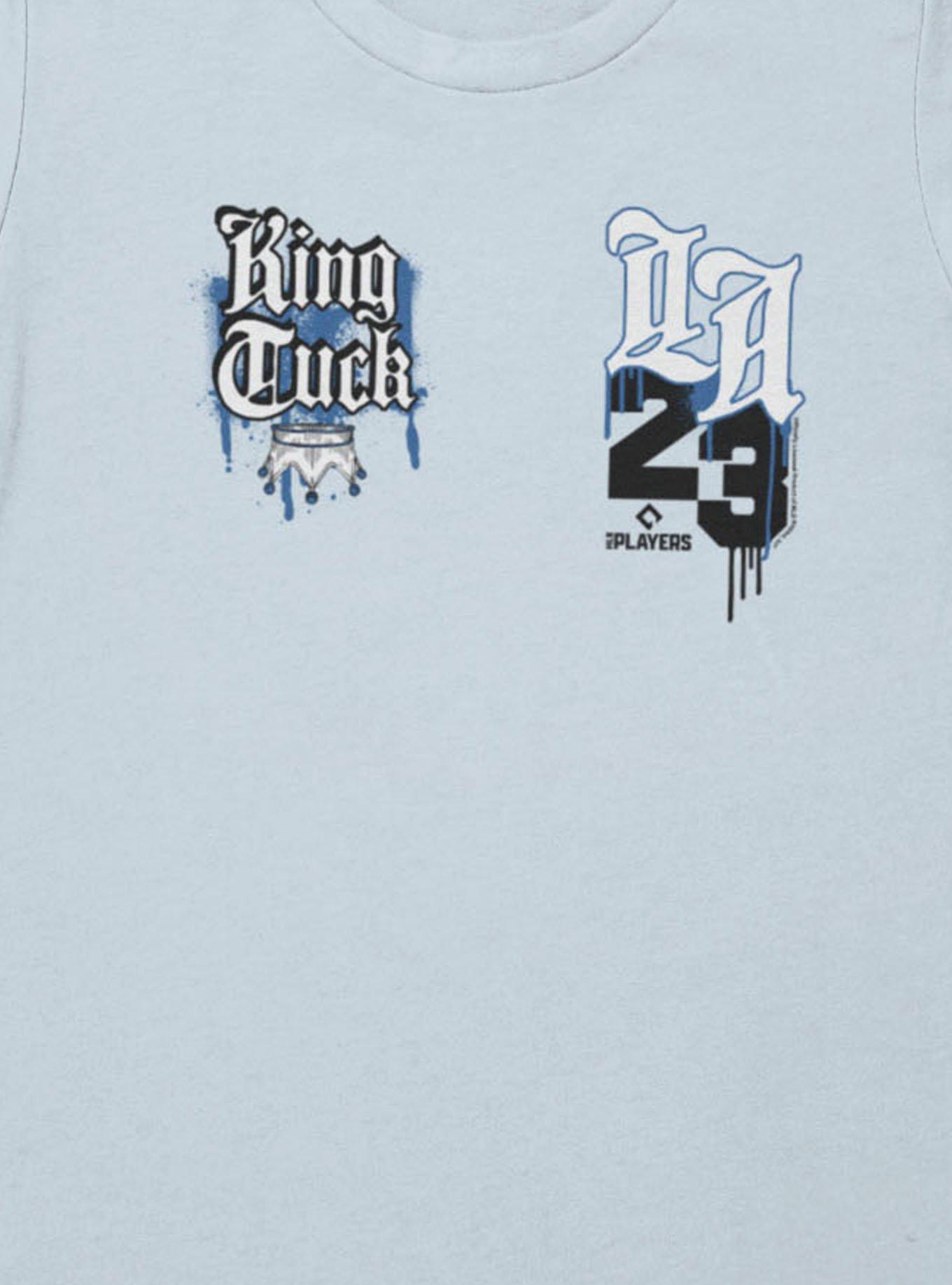 MLB Los Angeles Dodgers King Tuck Kyle Tucker Crown LA 23 Womens T-Shirt Her Universe Exclusive, , hi-res