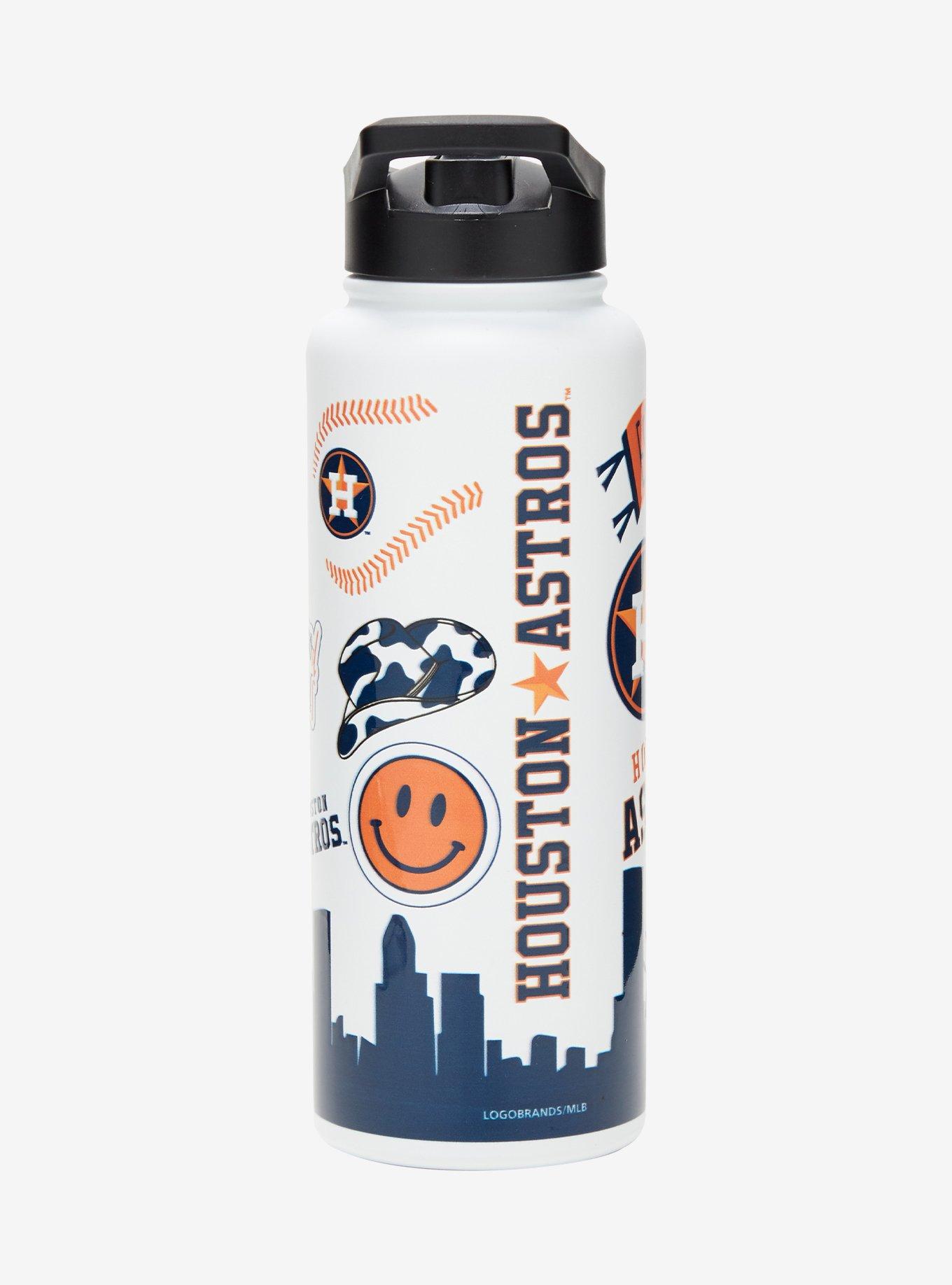 Houston Astros Sticker Water Bottle, , hi-res