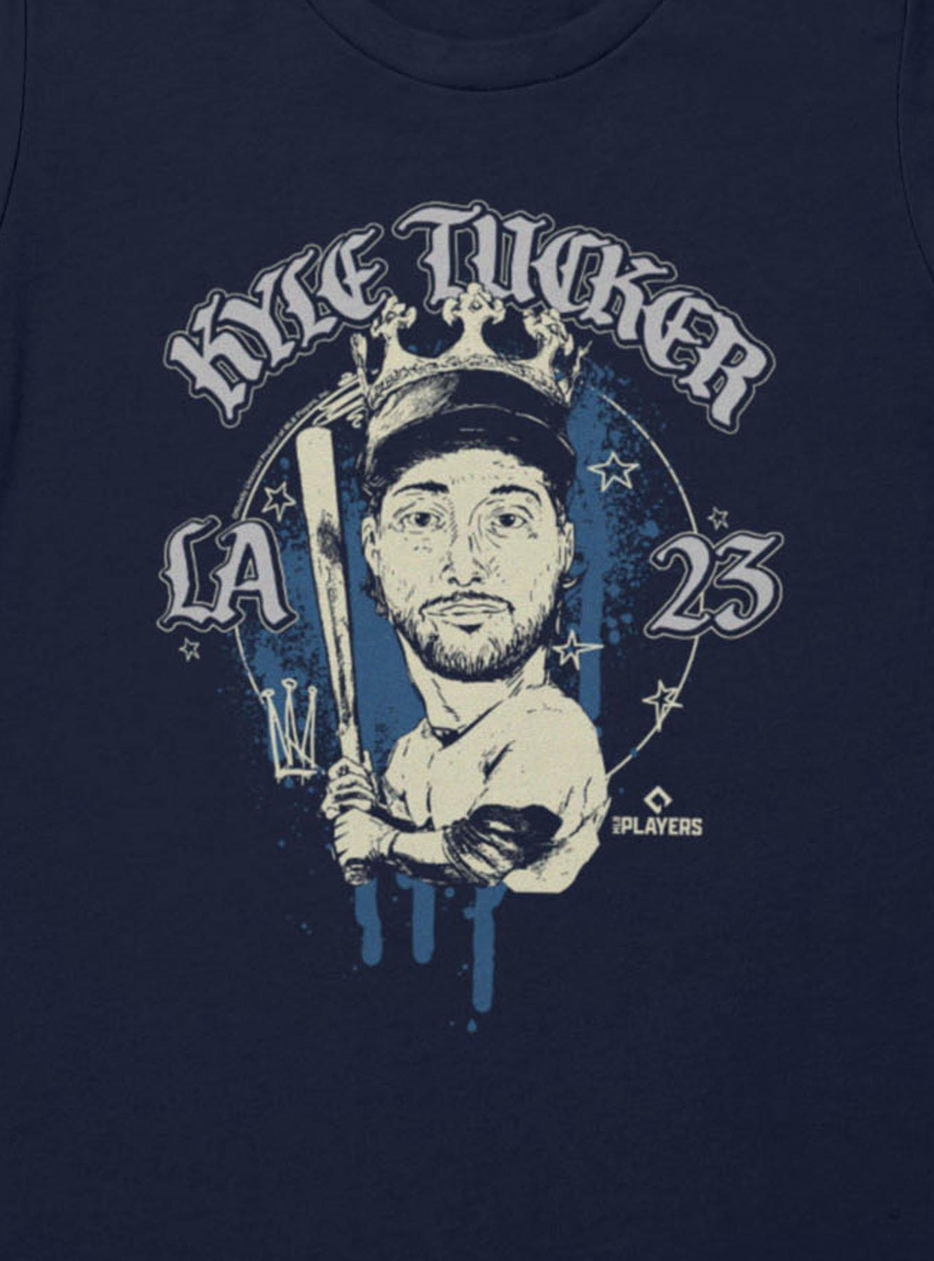 MLB Los Angeles Dodgers Kyle Tucker Caricature LA 23 Womens T-Shirt Box Lunch Exclusive