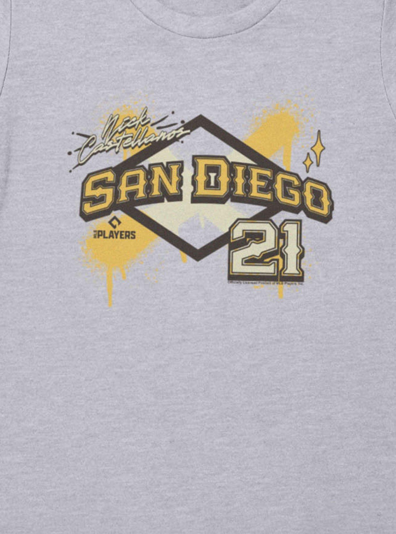 MLB San Diego Padres Nick Castellanos Plate 21 Womens T-Shirt Box Lunch Exclusive, , hi-res