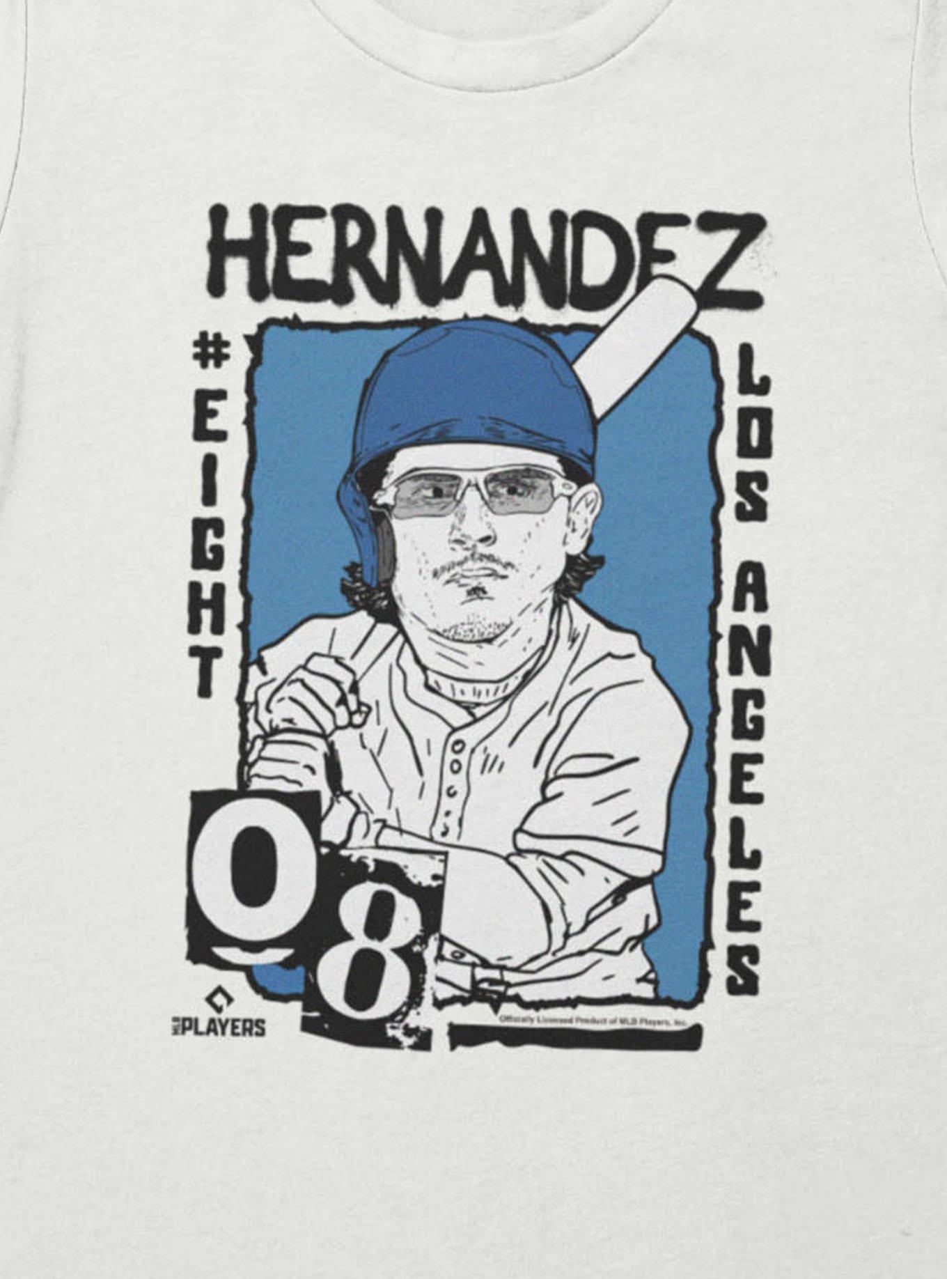 MLB Los Angeles Dodgers Enrique Kike Hernandez Caricature 08 Womens T-Shirt Box Lunch Exclusive, , hi-res
