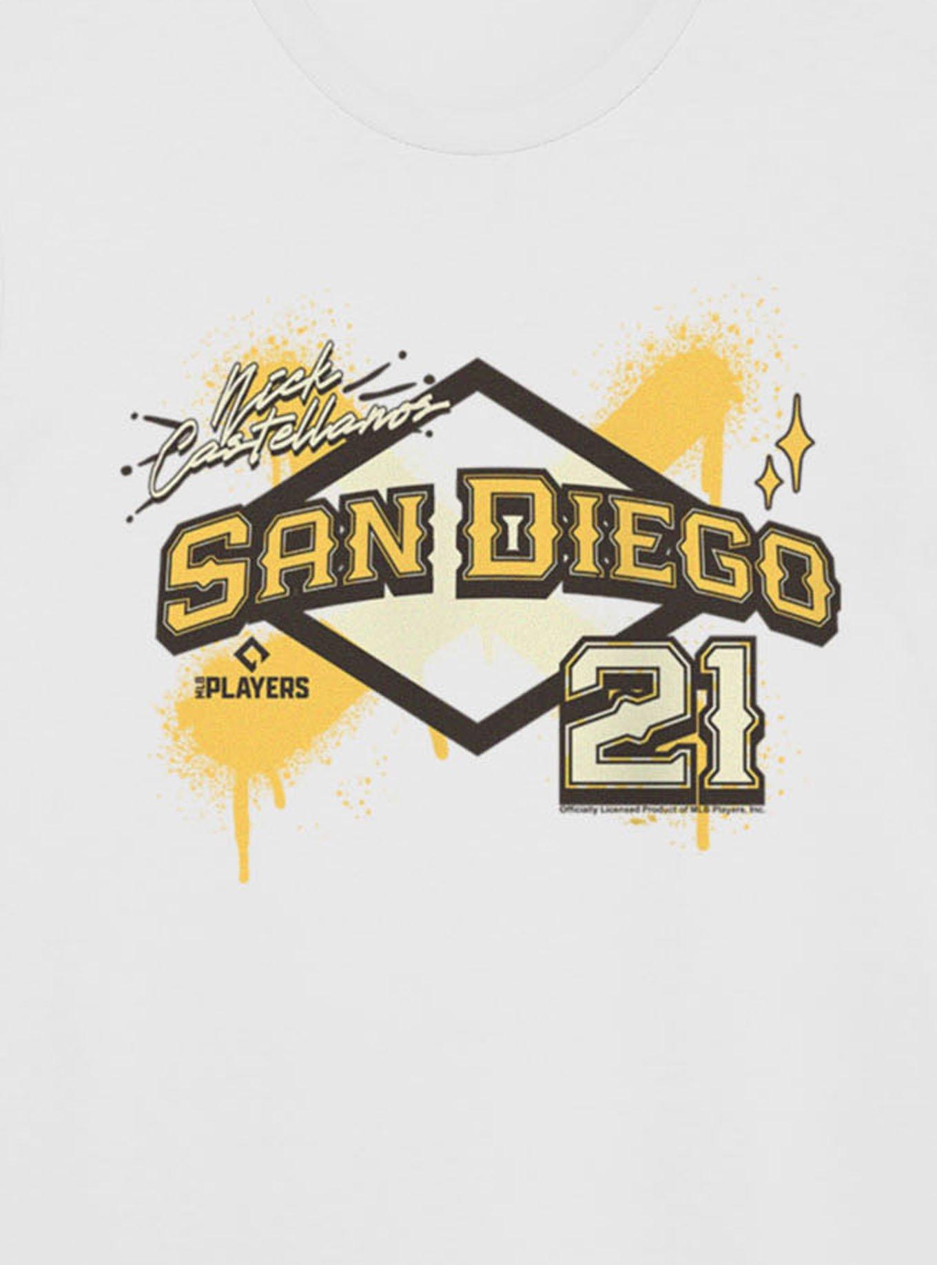 MLB San Diego Padres Nick Castellanos Plate 21 T-Shirt Box Lunch Exclusive, , hi-res
