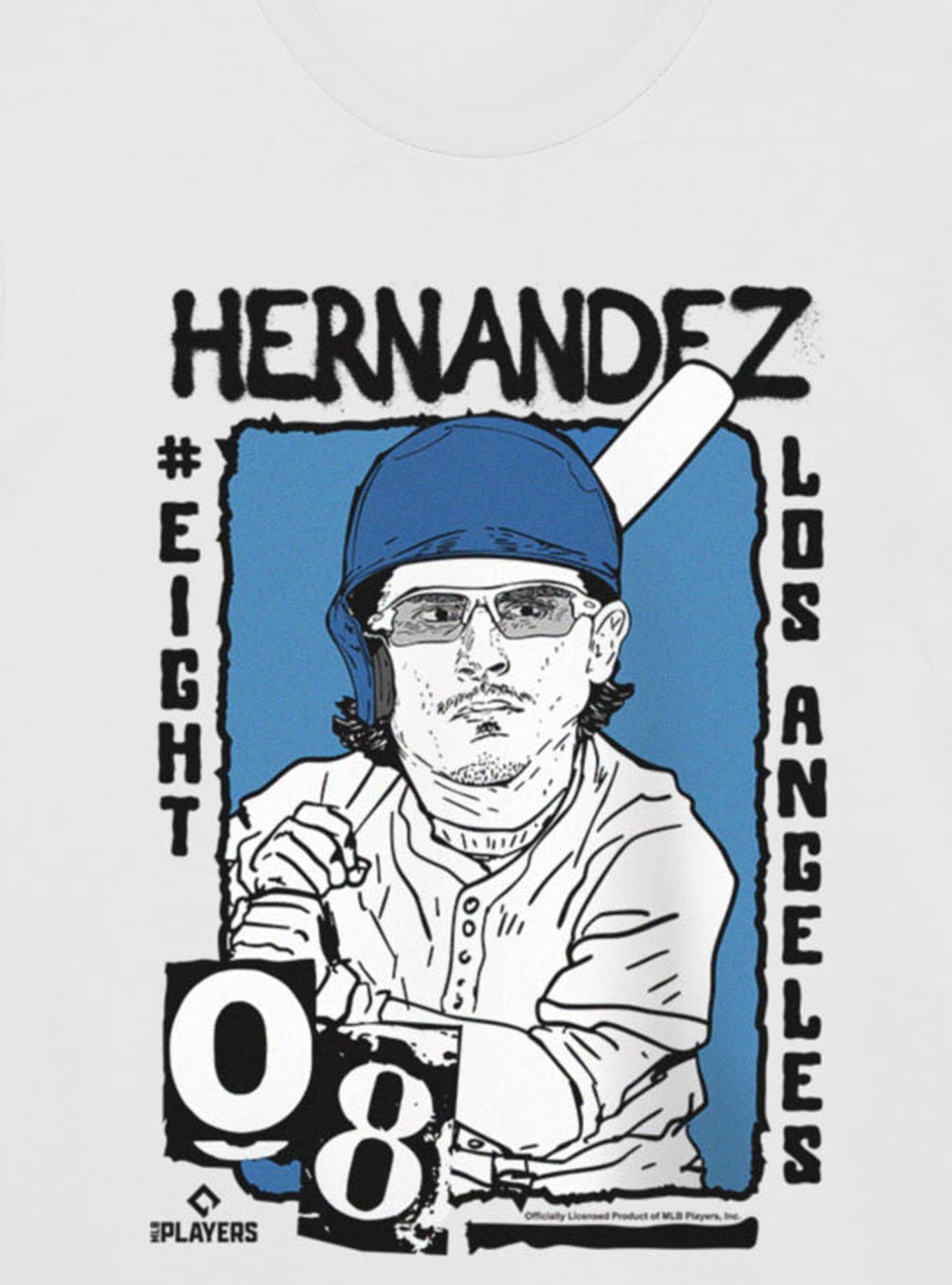 MLB Los Angeles Dodgers Enrique Kike Hernandez Caricature 08 T-Shirt Box Lunch Exclusive