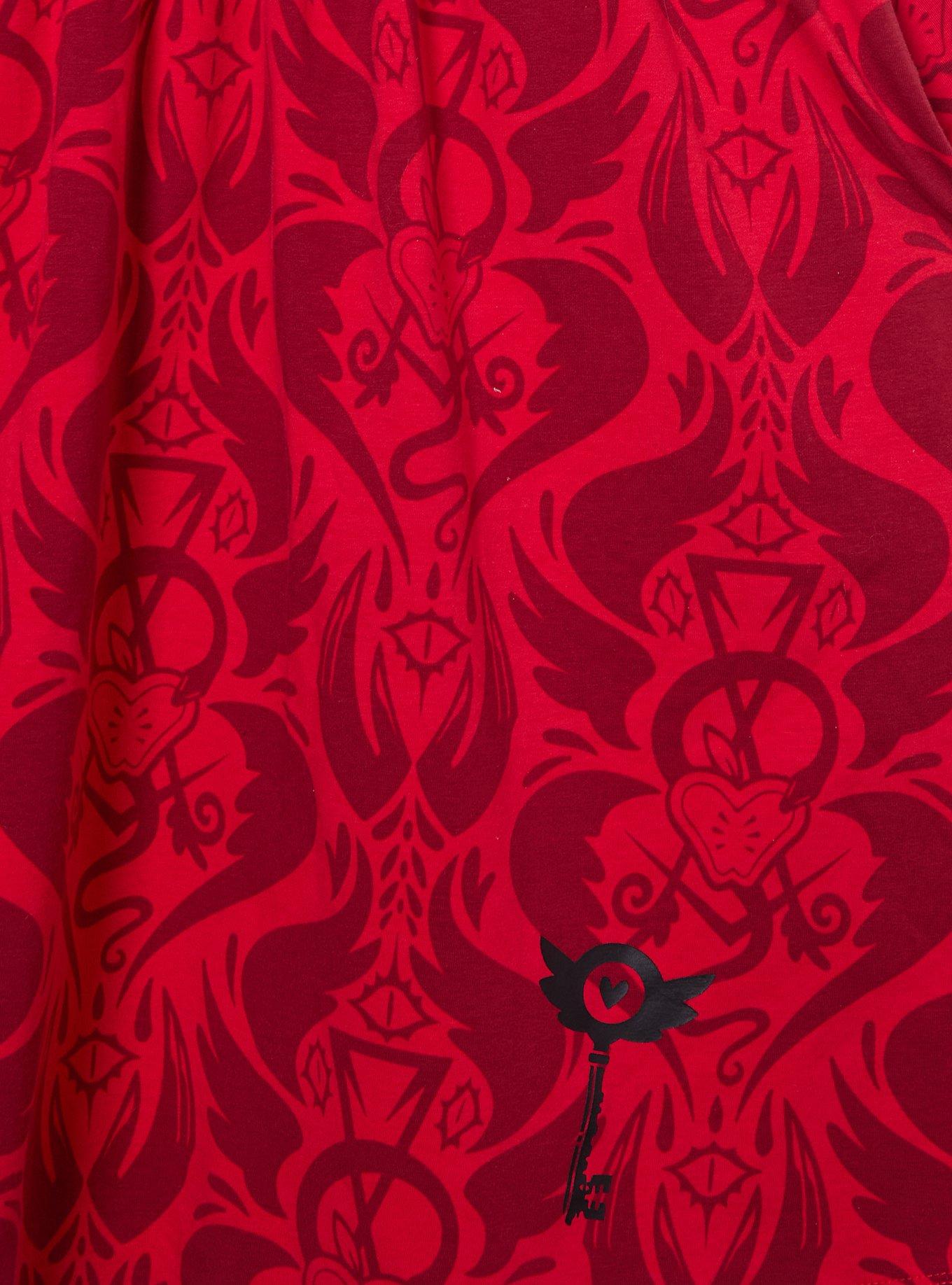 Hazbin Hotel Character Icons Allover Print  Skater Dress - BoxLunch Exclusive, MULTI, alternate