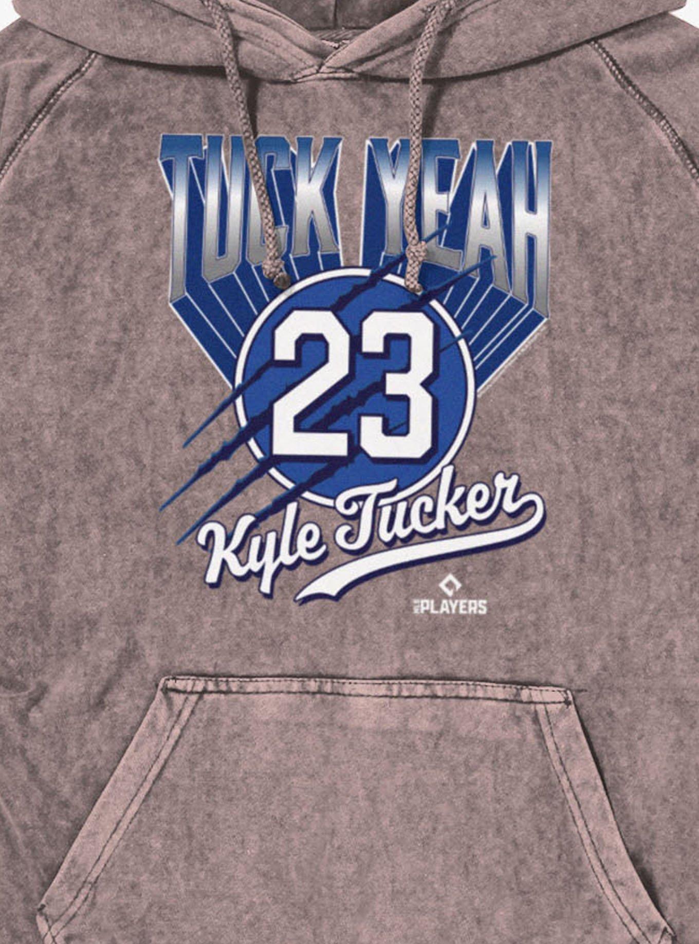 MLB Los Angeles Dodgers Kyle Tucker Tuck Yeah 23 Vintage Mineral Washed Hoodie Her Universe Exclusive, , hi-res