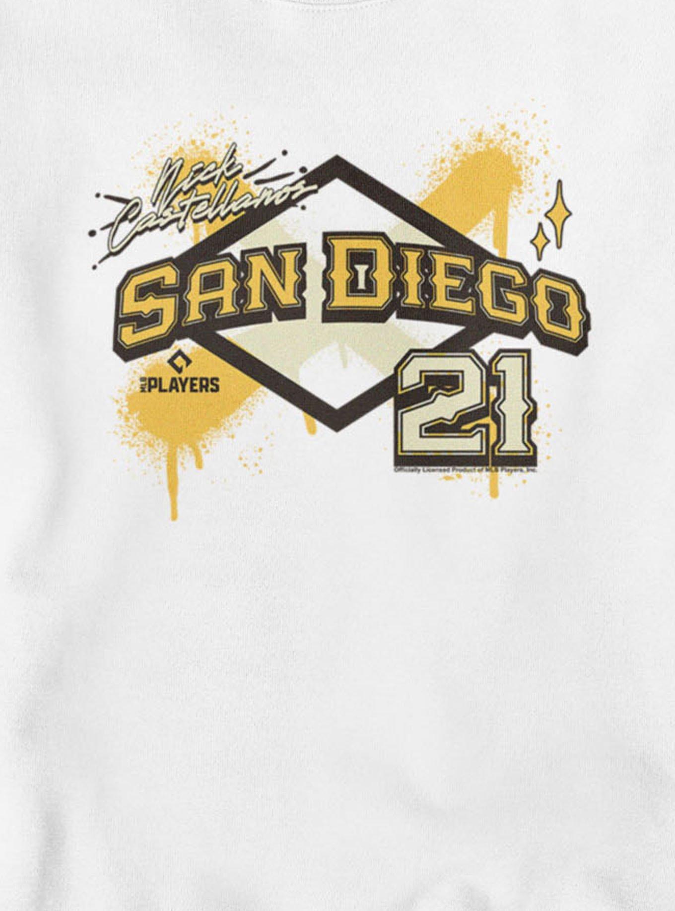 MLB San Diego Padres Nick Castellanos Plate 21 Sweatshirt Her Universe Exclusive, , hi-res