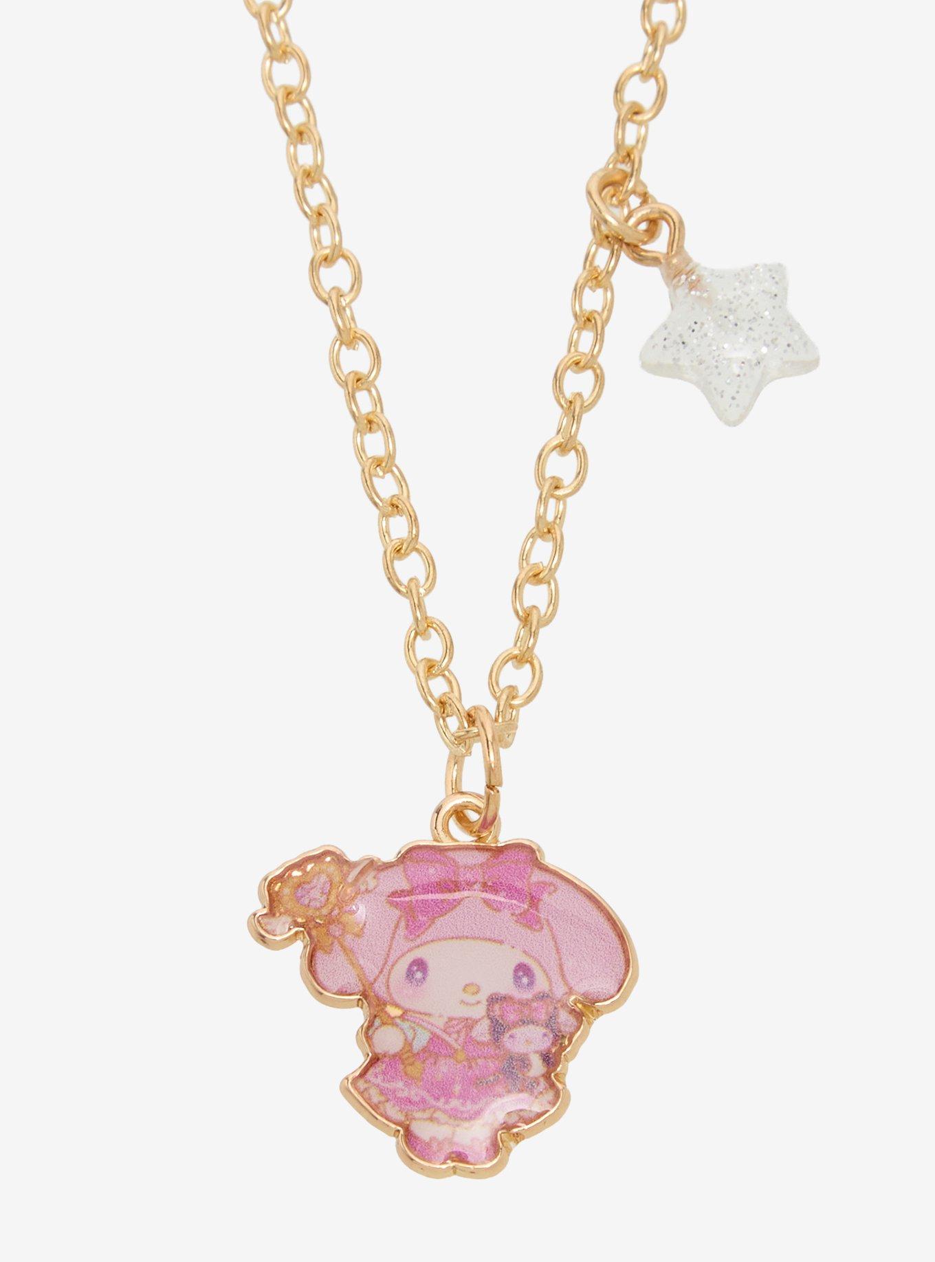 Hello Kitty And Friends Kuromi & My Melody Wand Best Friend Necklace Set, , alternate - view 3