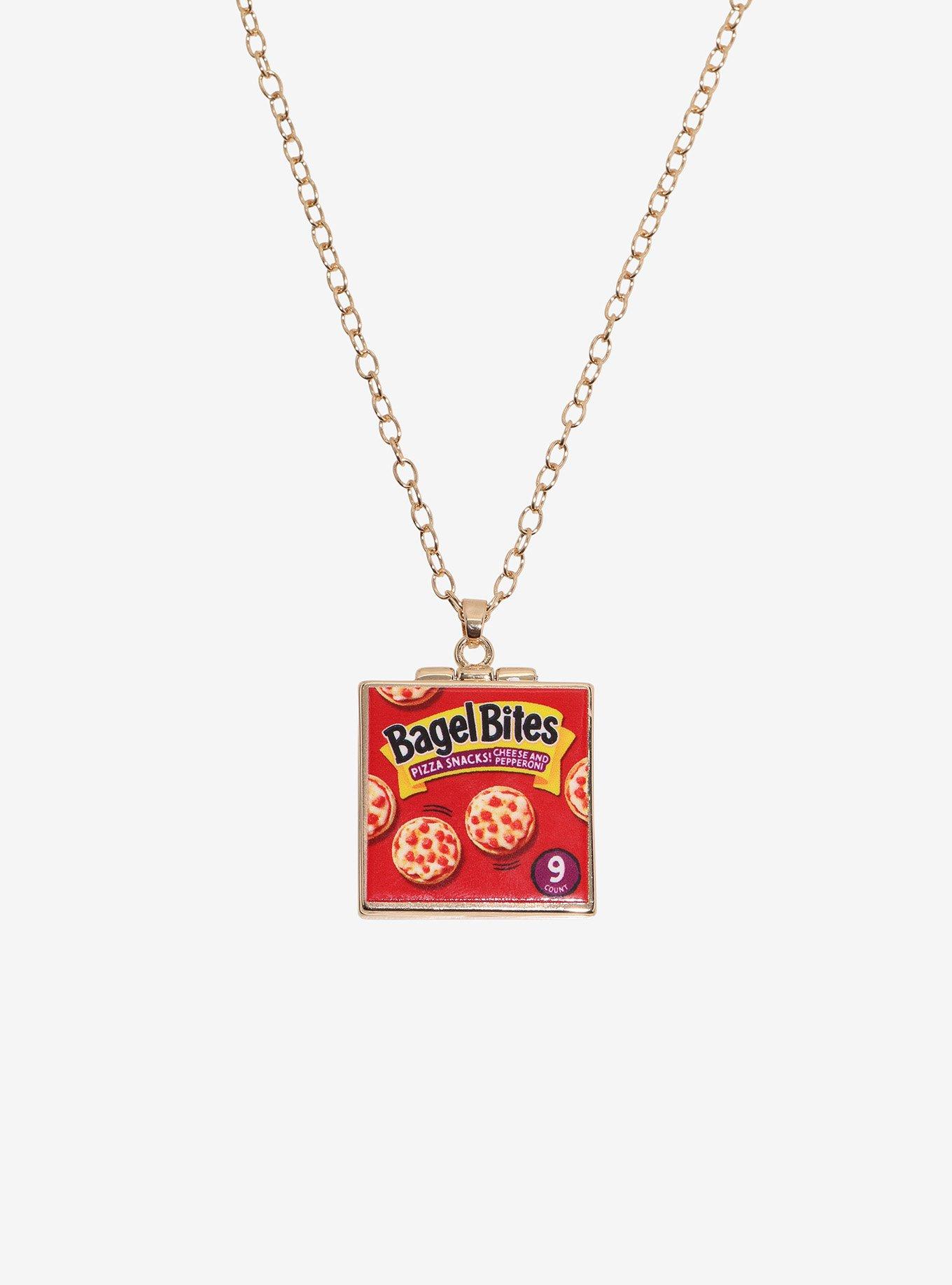 Bagel Bites Box Locket Necklace, , alternate - view 3