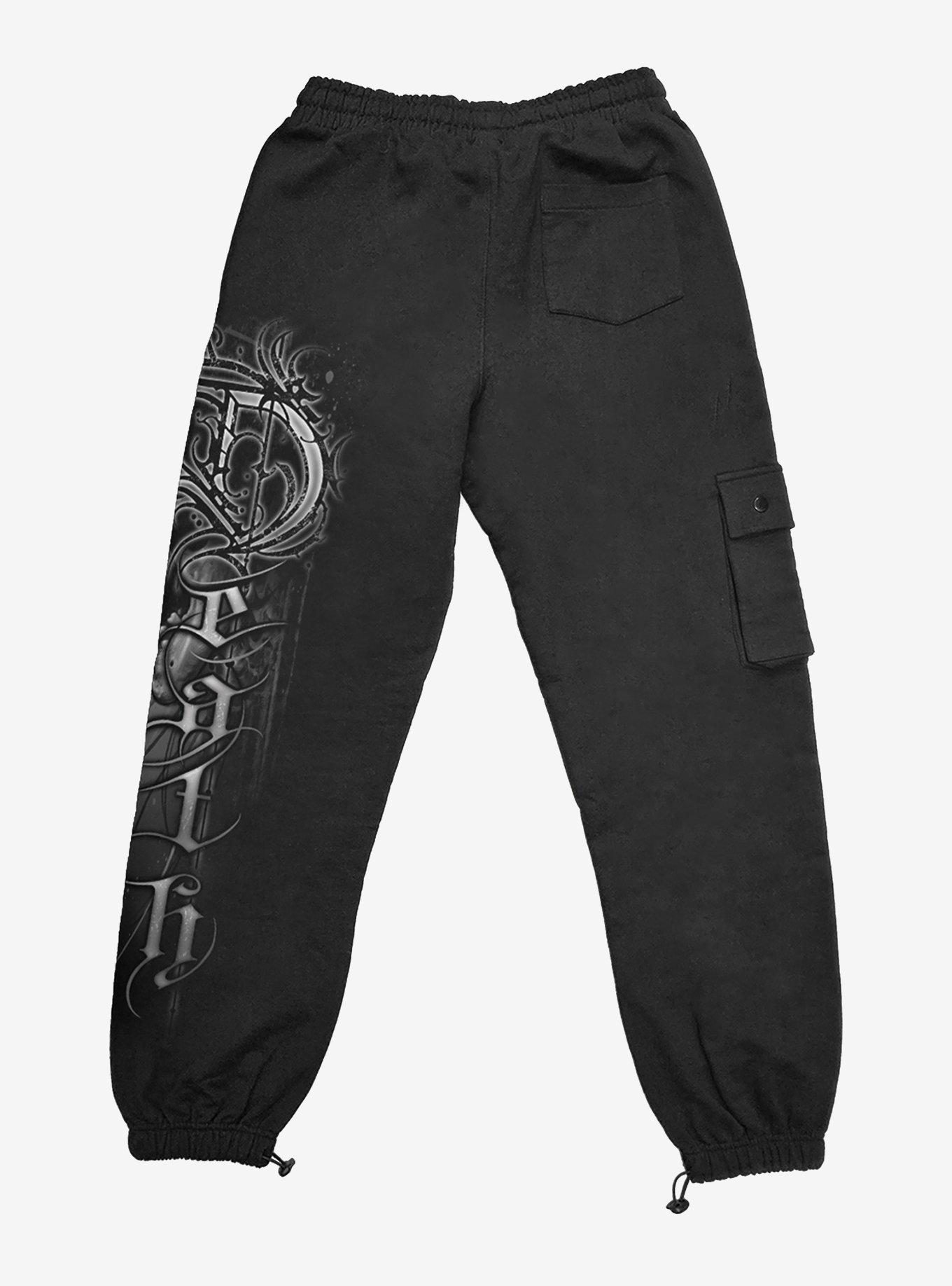 Death Forever Casual Cargo Joggers, , hi-res