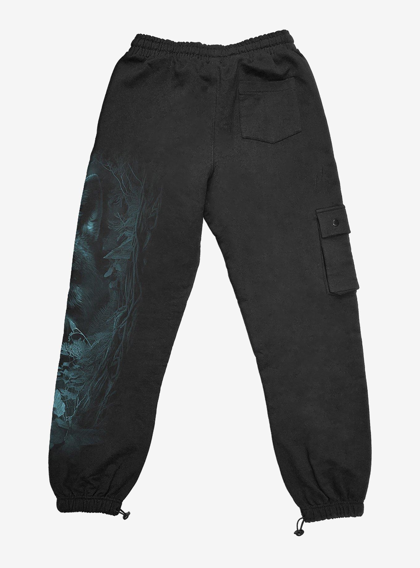 Forest Guardians Casual Cargo Joggers, BLACK, alternate