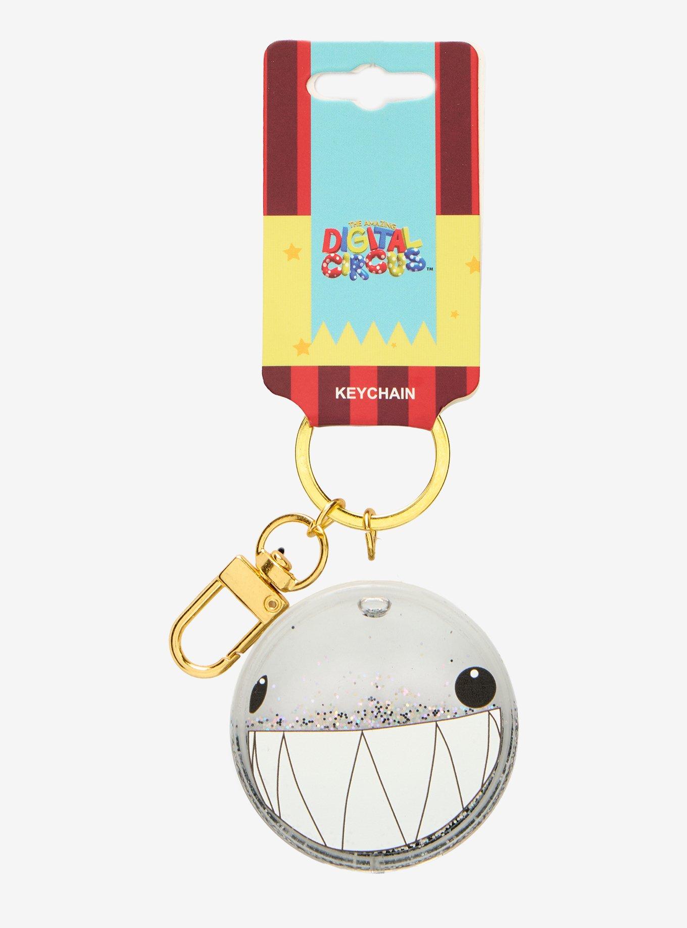 The Amazing Digital Circus Bubble Glitter Keychain, , alternate - view 2