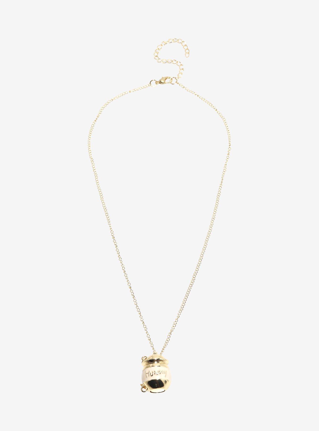 Disney Winnie The Pooh Hunny Pot 3D Necklace, , alternate - view 2