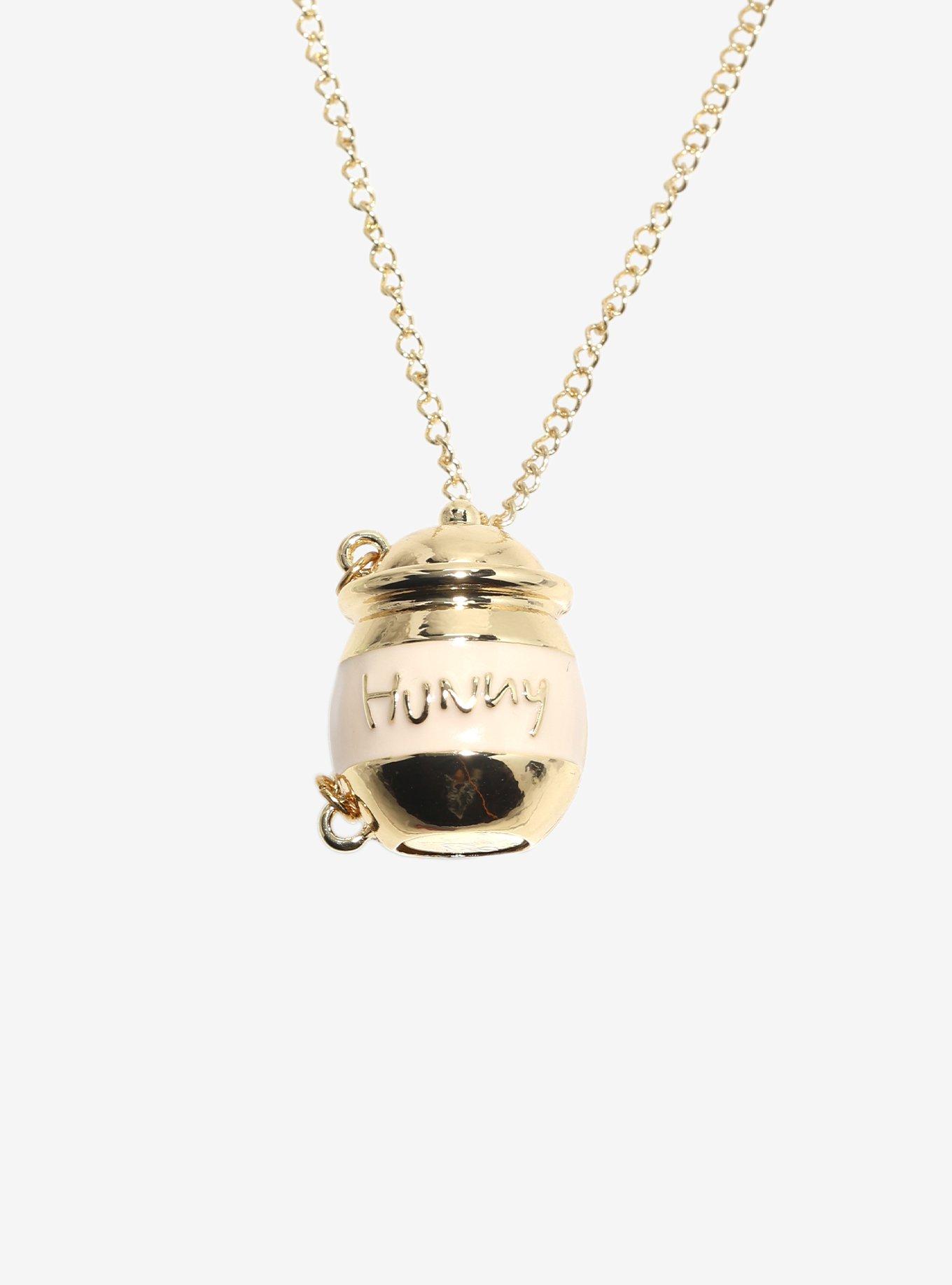 Disney Winnie The Pooh Hunny Pot 3D Necklace, , alternate - view 3